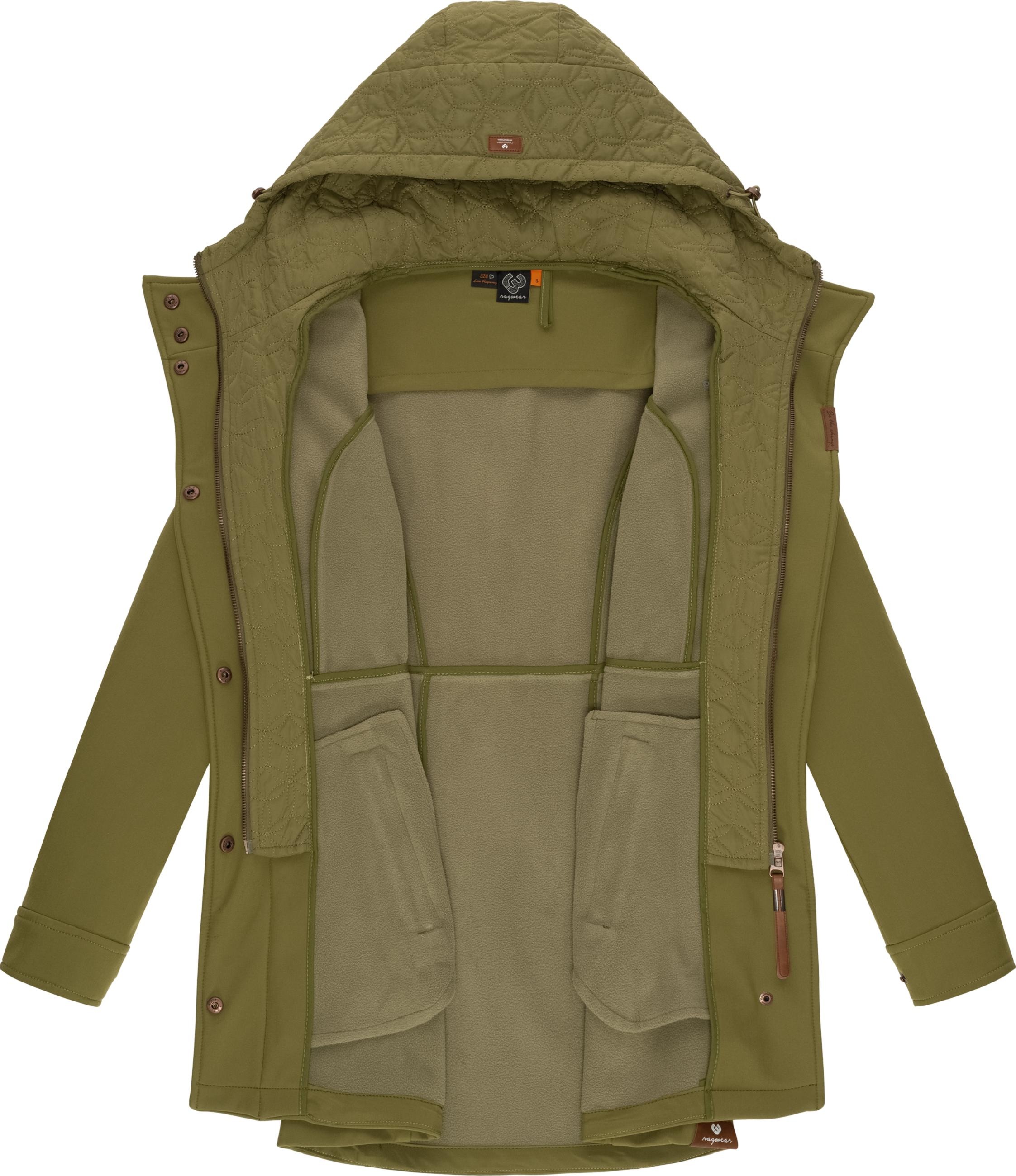 Ragwear Regenmantel »Softshellmantel Ybela«