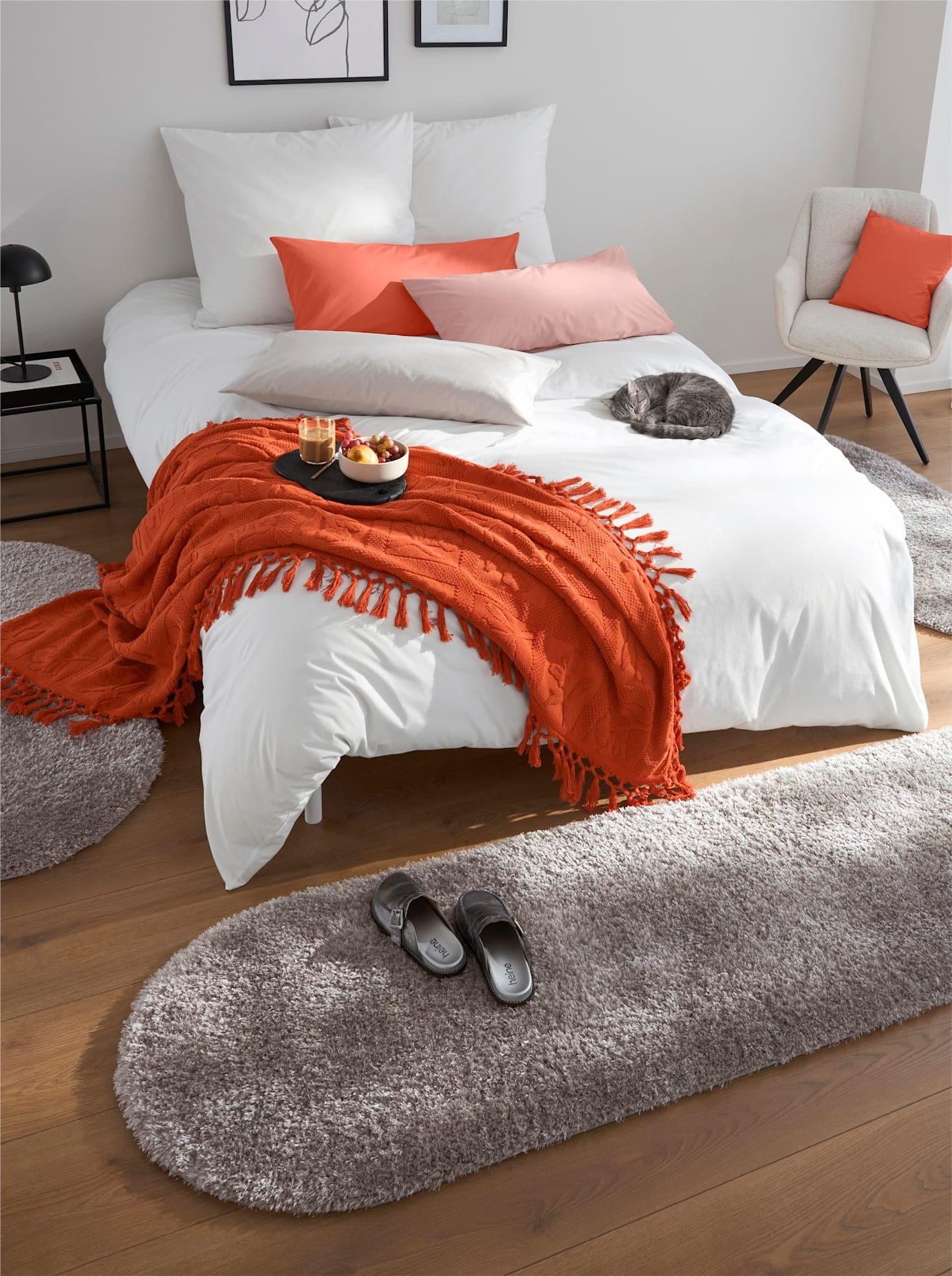 heine home Teppich oval 40 mm Höhe