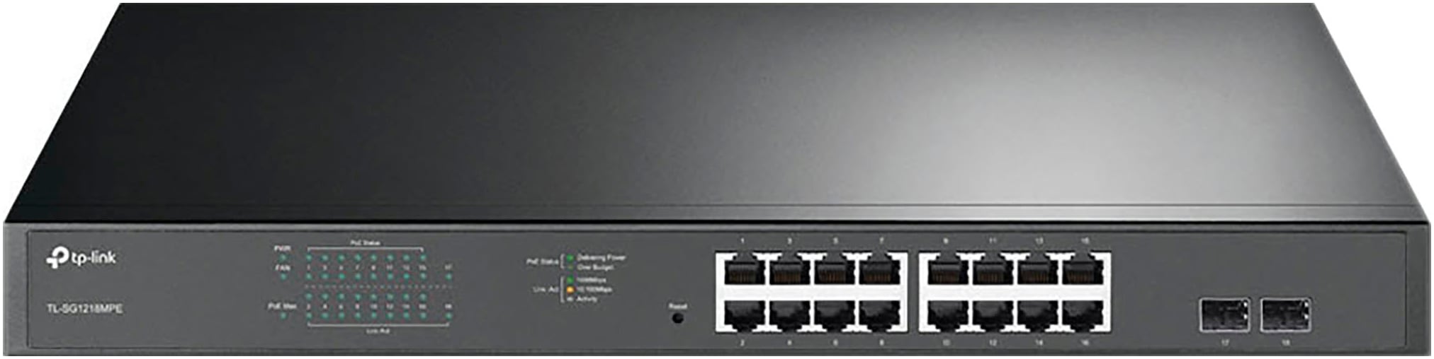 TP-Link Netzwerk-Switch »TL-SG1218MPE 16-Port Gigabit PoE+ Easy Smart Switch«