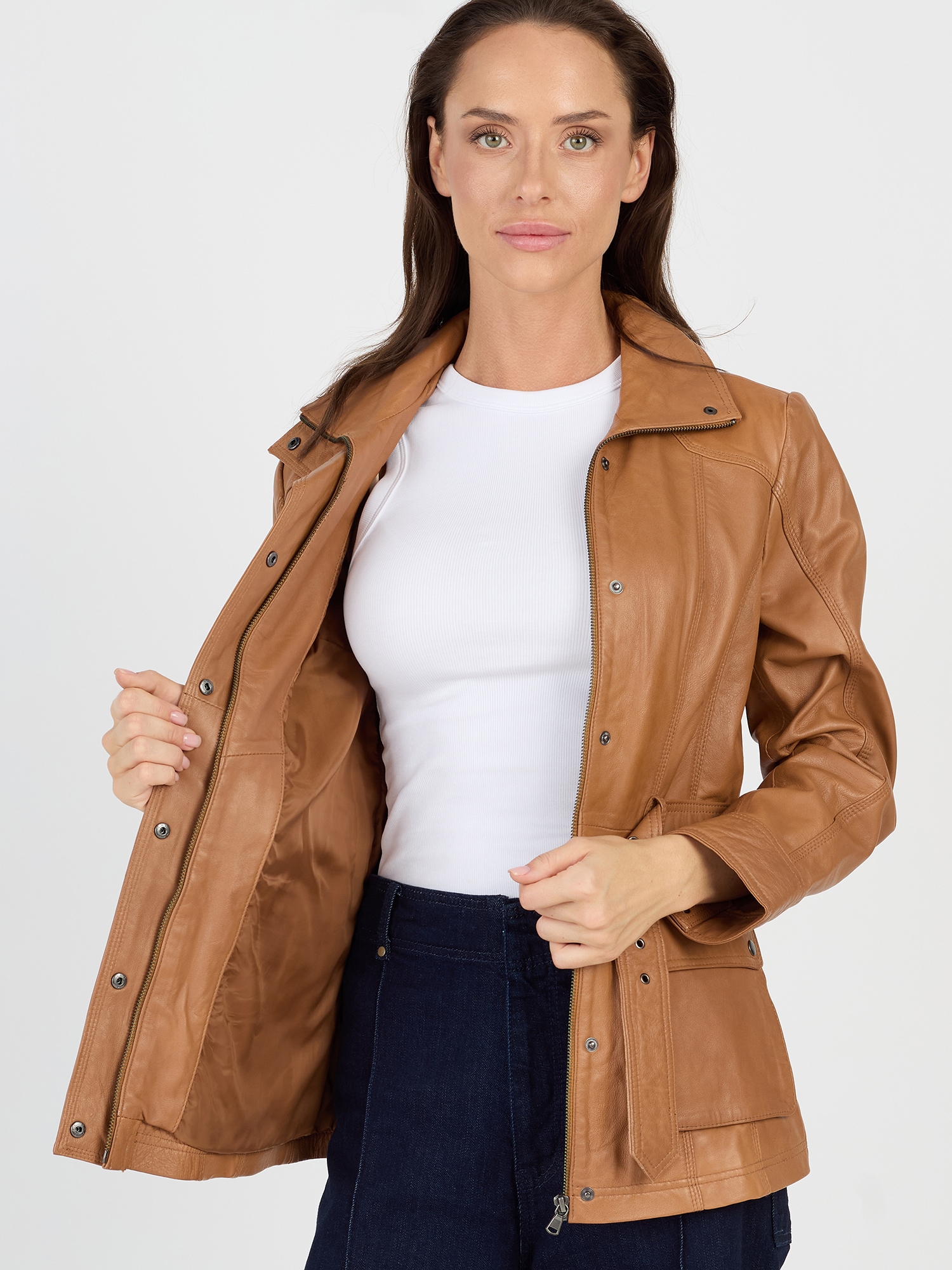 JCC Bikerjacke »Lederjacke R6382«