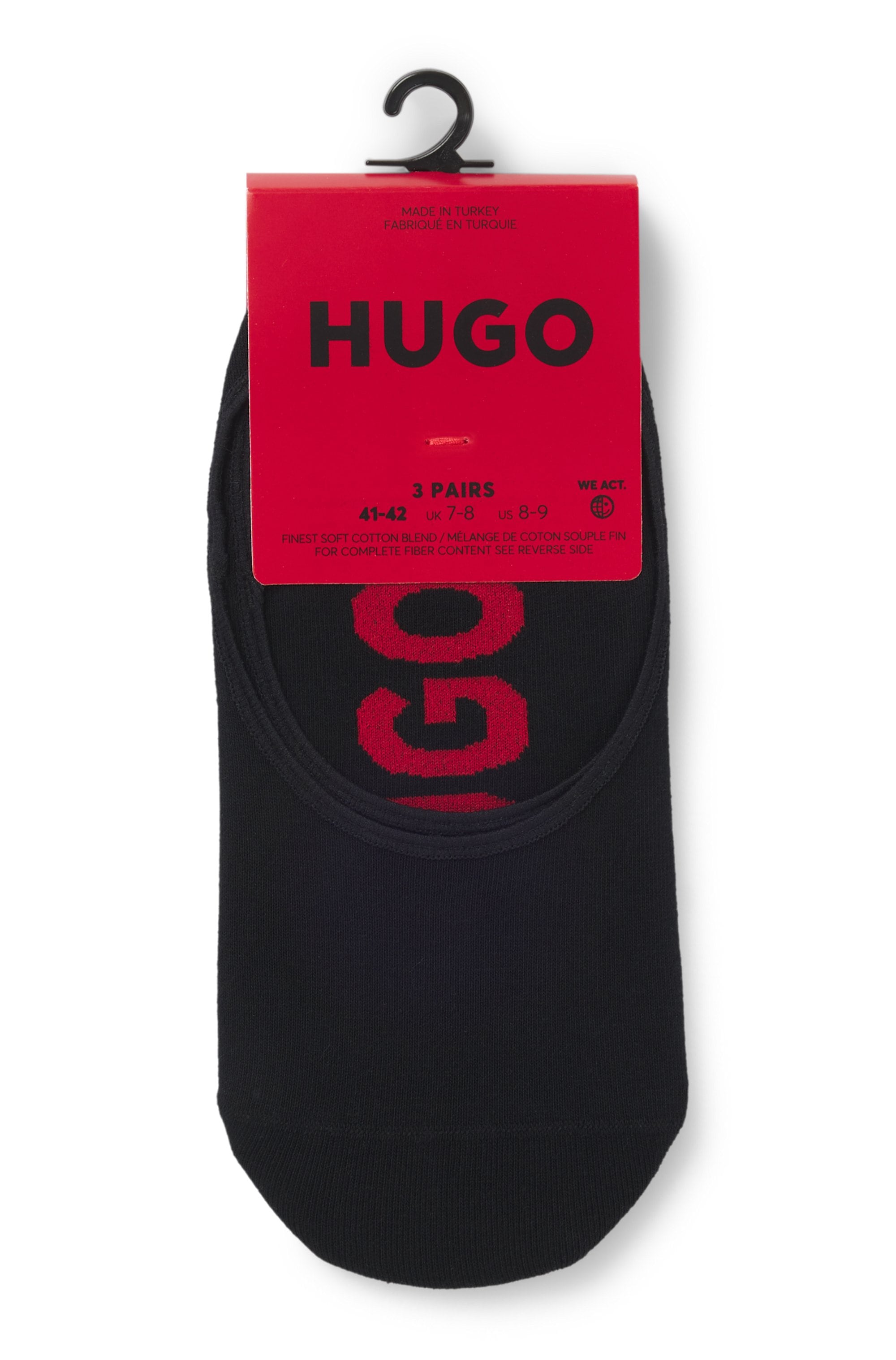 HUGO Underwear Füßlinge »3P SL LOGO CC«, (3 Paar)