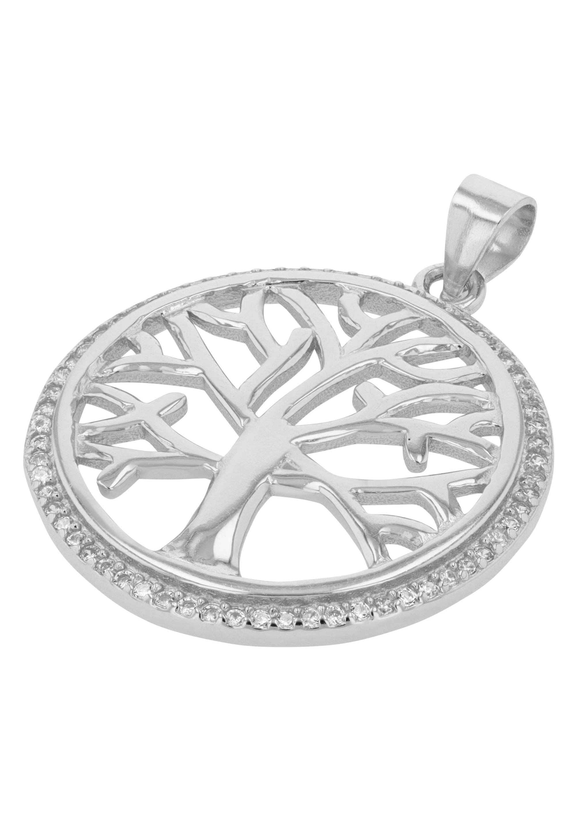 AKZENT Amulett »"Adaine" aus 925 Sterlingsilber, rhodiniert, langlebig«