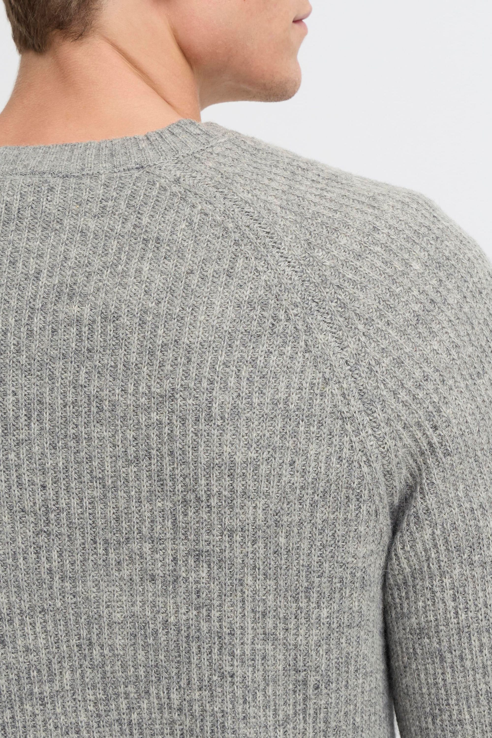 Kronstadt Strickfleece-Pullover »Strickpullover KSDoors O-neck«