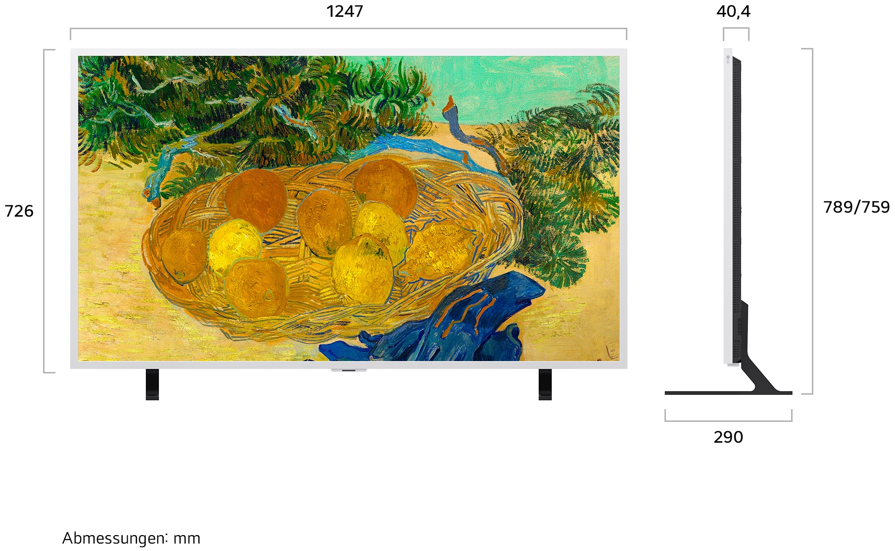 LG QNED-Fernseher »55LX7B6LA« 139 cm/55 ″ Smart-TV
