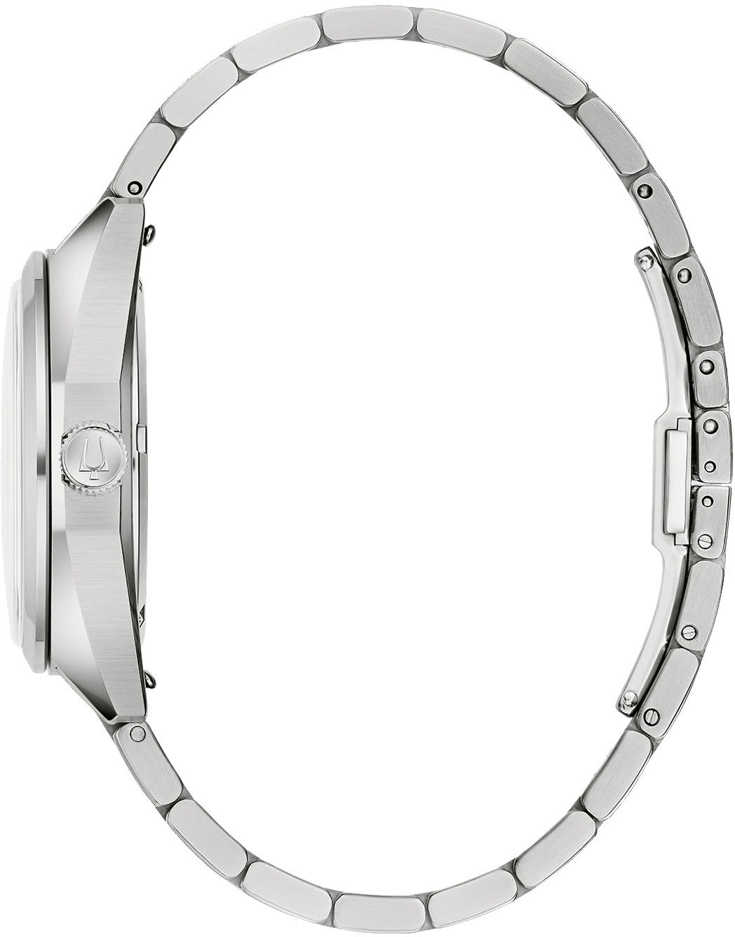 Bulova Quarzuhr »Jet Star«, Armbanduhr, Herrenuhr, Damenuhr, Edelstahlarmband, Saphirglas