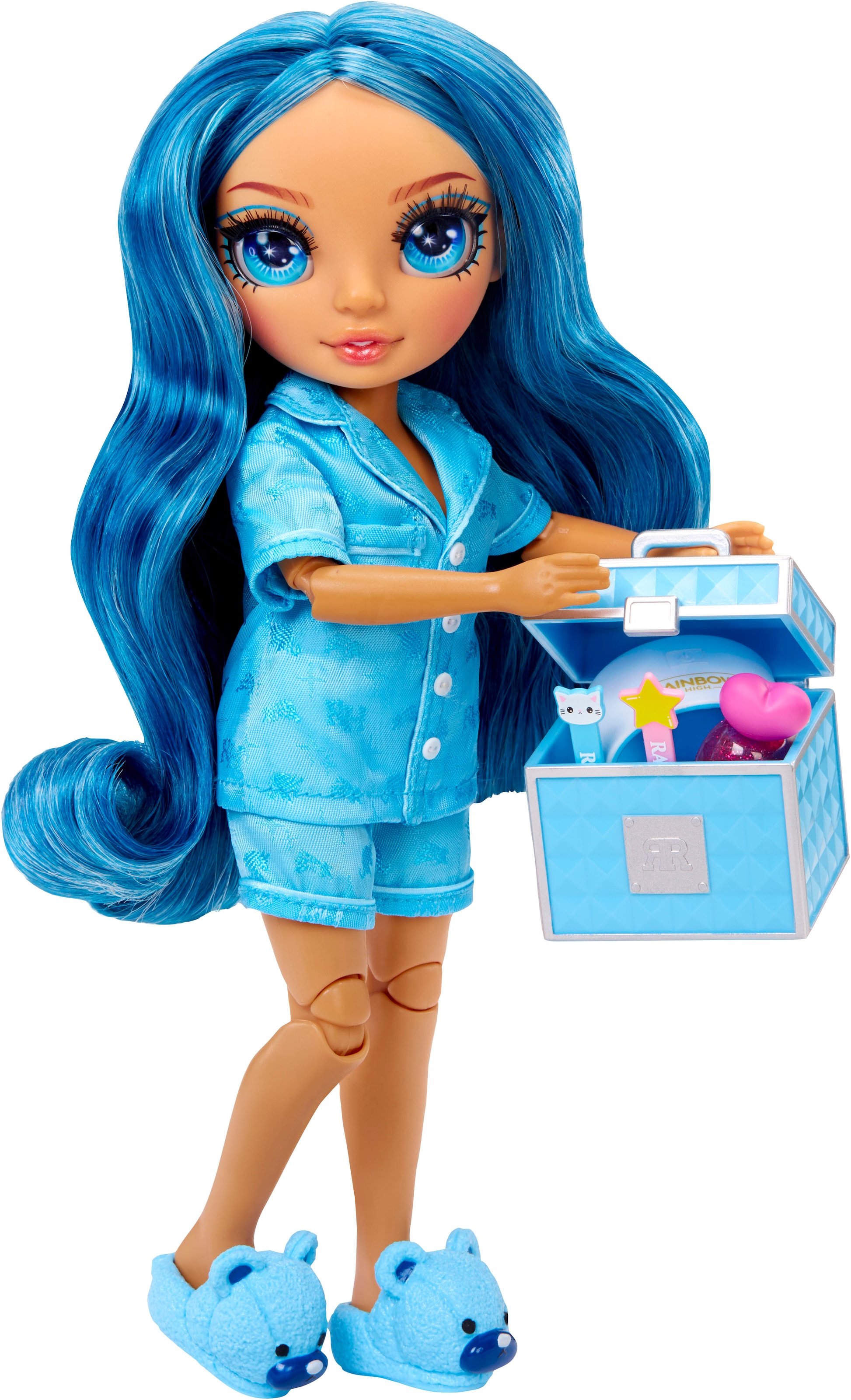 Anziehpuppe »Junior High PJ Party Fashion Doll Skyler (Blue)«