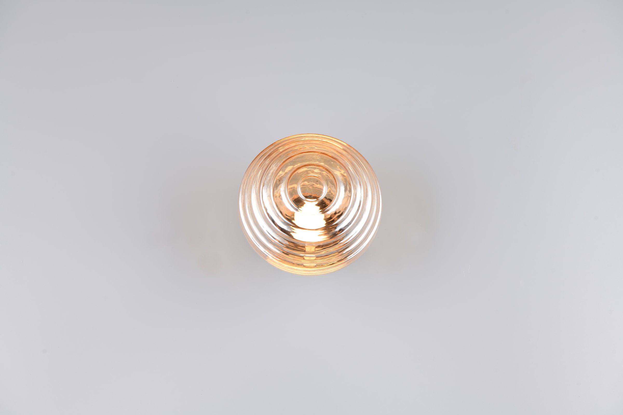 REALITY Leuchten LED Wandleuchte »EARL, runde Akku Wandlampe mit Touchdimmer, USB-Anschluss Ø 15,5cm« LED-Board 1 Stk. Warmweiß Akku Wandlampe Glasschirm, einfache Wandbefestigung, Tiefe 15 cm