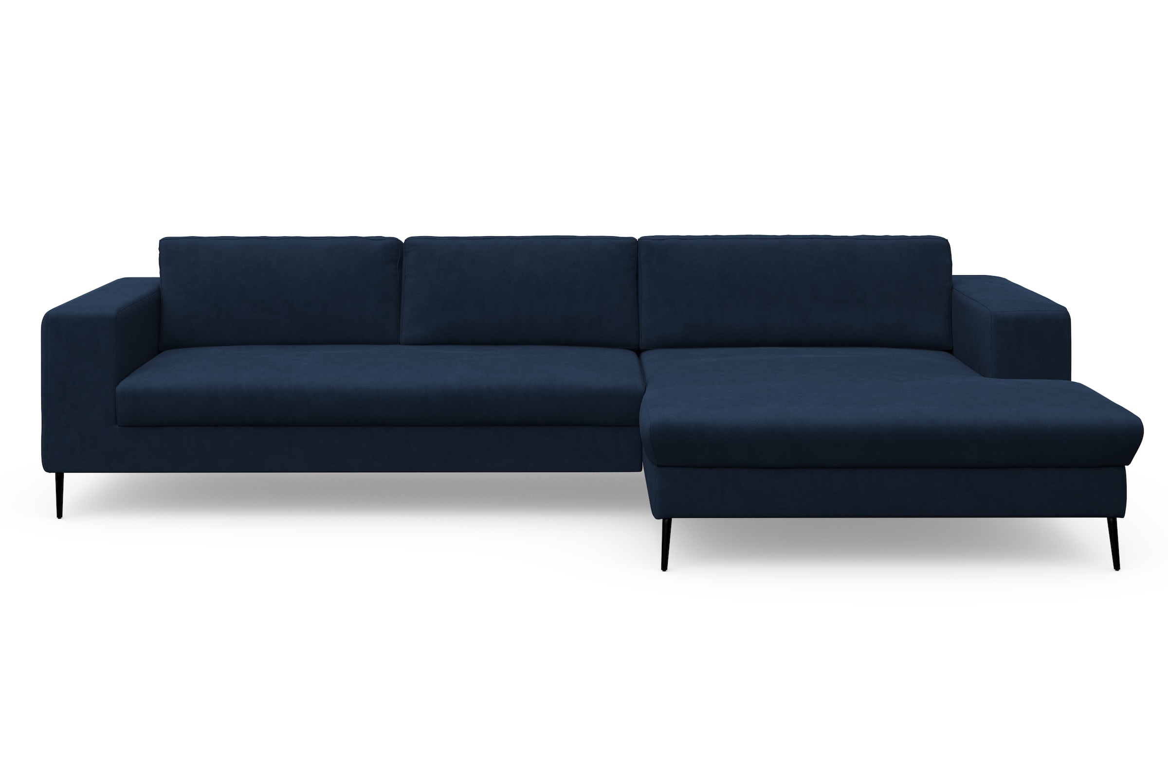 DOMO collection Ecksofa »Modica, zeitlos und elegant, L-Form«, moderne Optik mit extrabreiter Recamiere, auch in Cord
