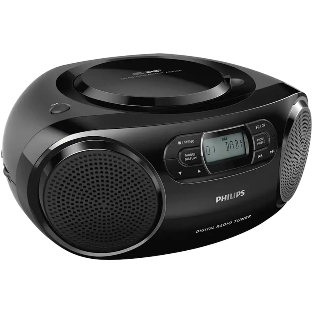 Philips Digitalradio (DAB+) »AZB500B«, (Digitalradio (DAB+)-FM-Tuner mit RDS 2 W)