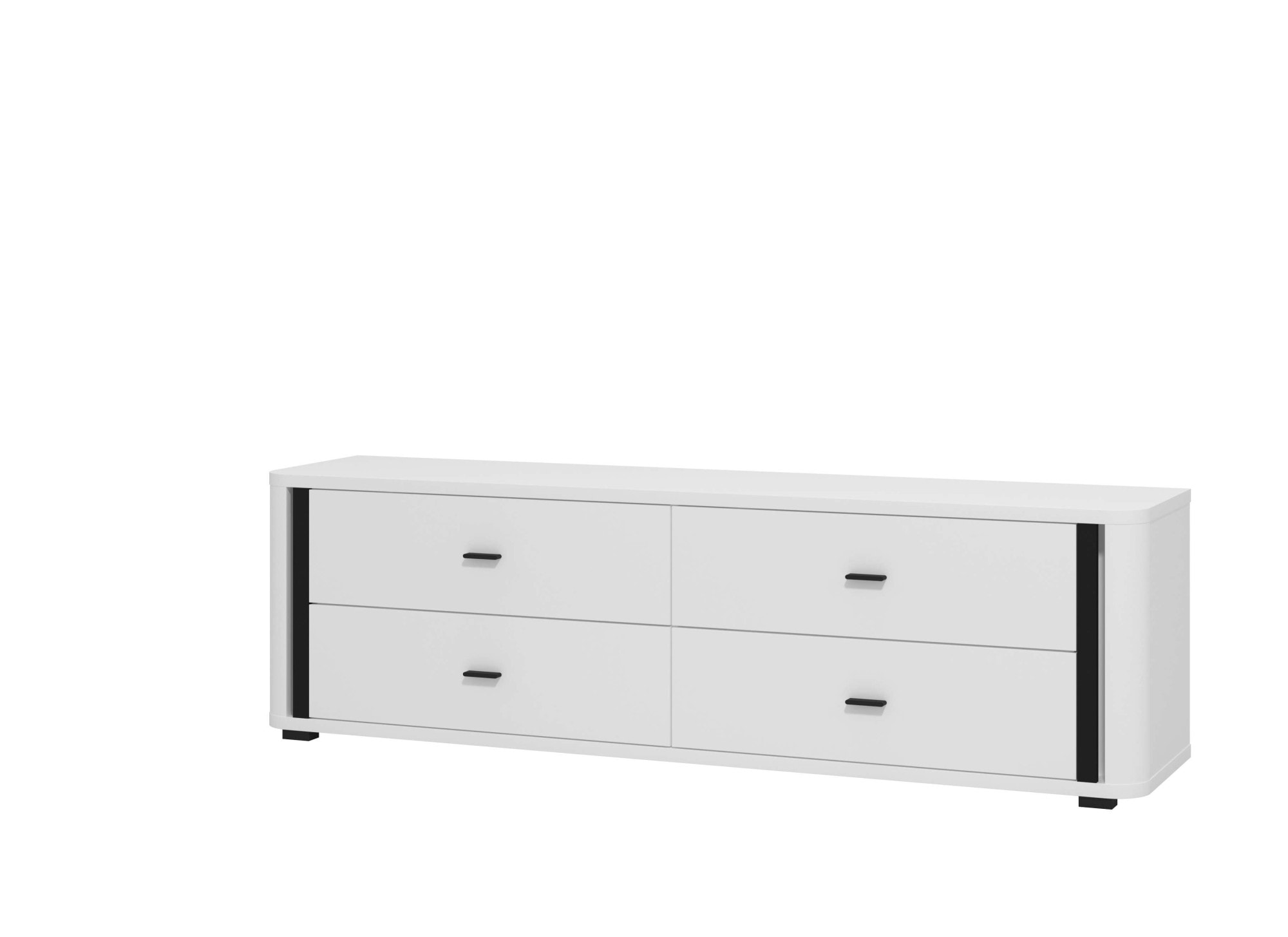 INOSIGN TV-Bank »York , TV-Kommode, TV-Schrank, TV-Bank« mit 4 geräumigen Schubladen, Breite 176,5 cm, wandmontage