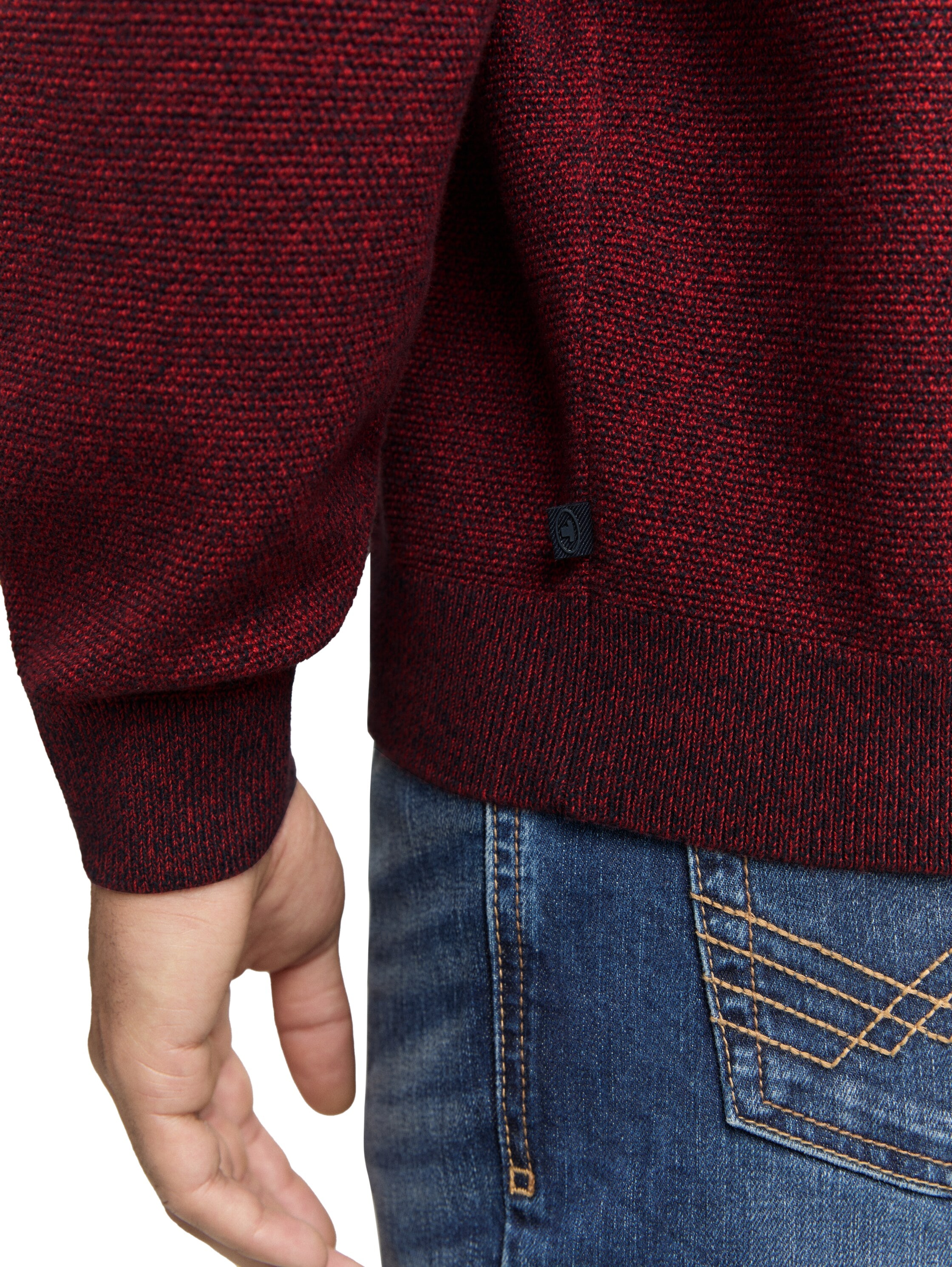 TOM TAILOR Strickpullover, mit Bündchen