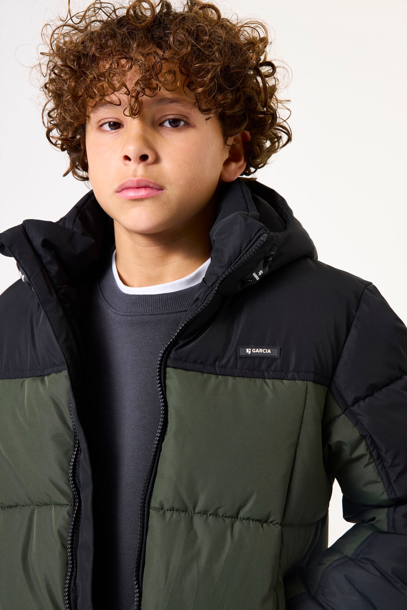 Garcia Steppjacke, mit Kapuze, mit Kapuze for BOYS