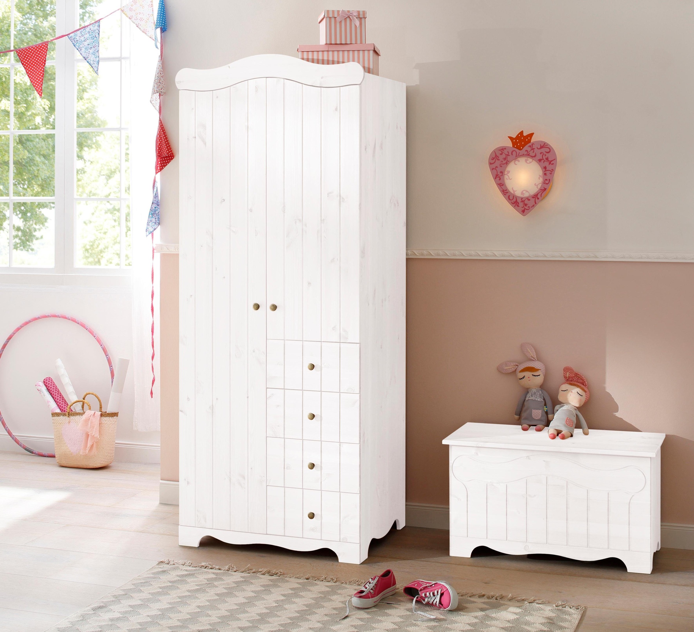 Home affaire Drehtürenschrank »Ieva«, im Landhaus-Design