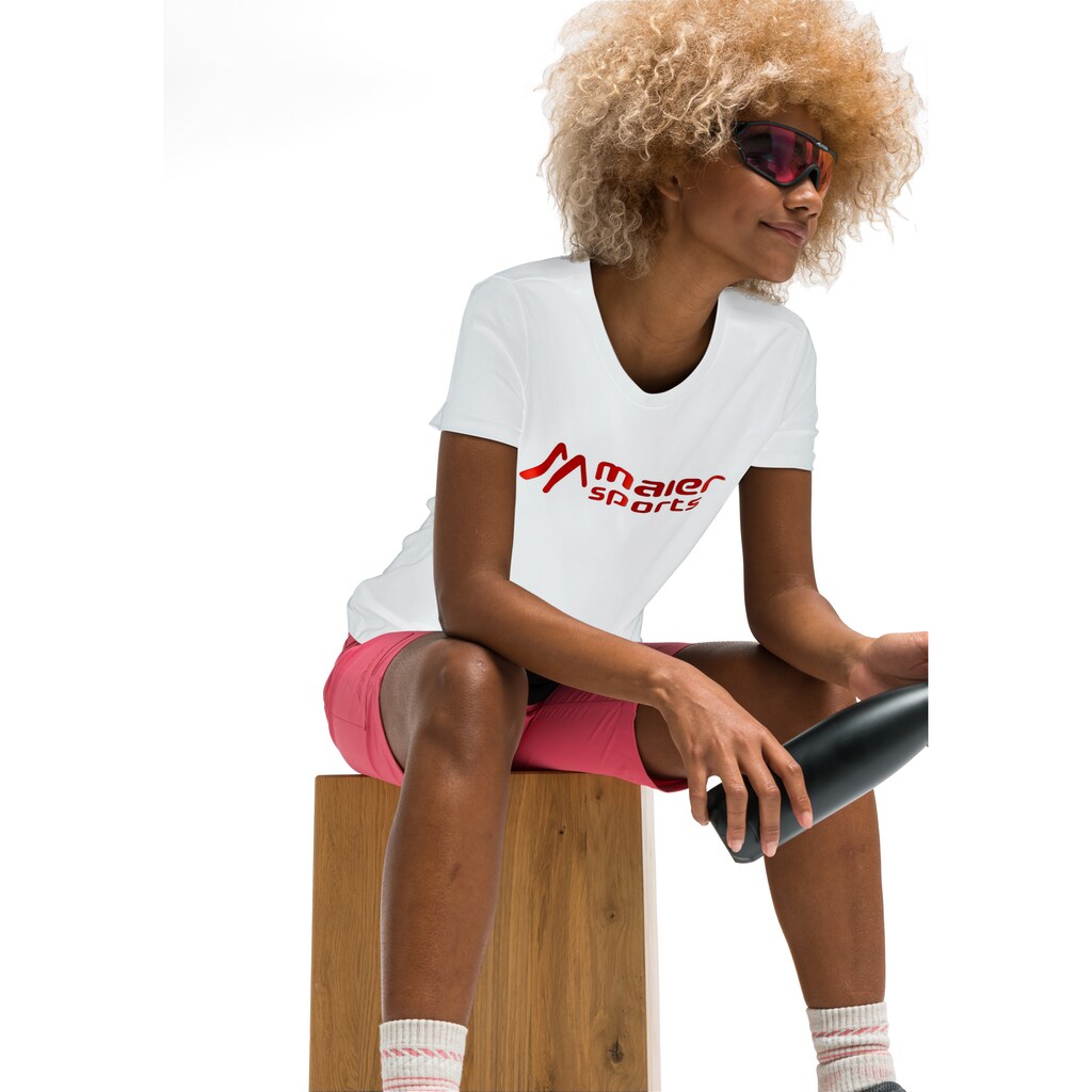 Maier Sports Funktionsshirt »MS Tee W«, Vielseitiges Rundhalsshirt aus elastischem Material