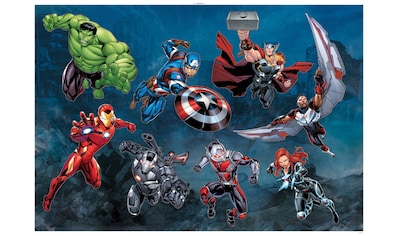 Komar Wandtattoo »Avengers Action«, (8 St.), 100 x 70 cm kaufen
