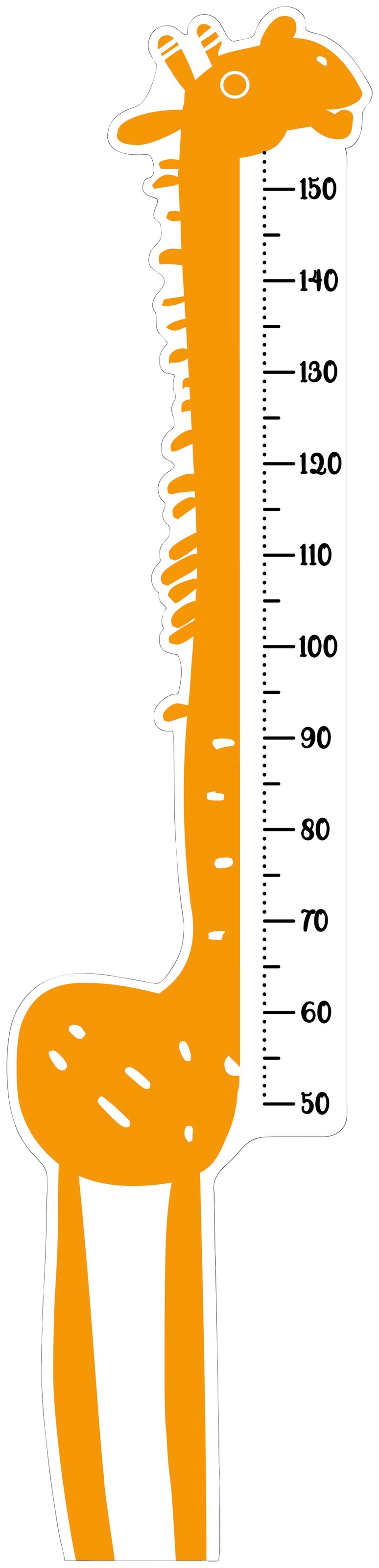 Gerät Zum Messen Der Länge 6 Buchstaben MySpotti Wandsticker »Mess mich Johanna«, (1 St.), zum Messen der