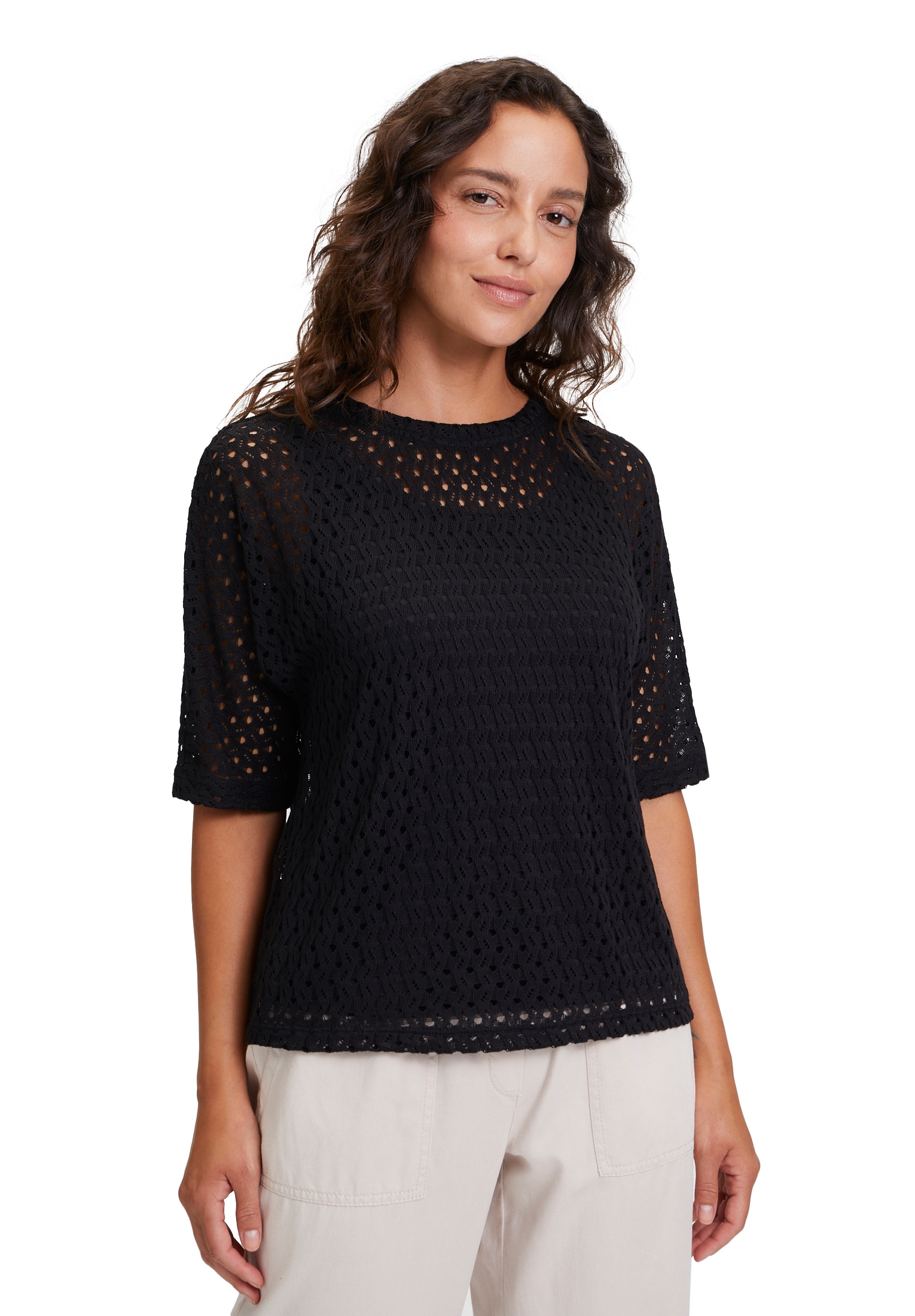 Betty&Co T-Shirt »Sweatpullover mit Fledermausärmeln«