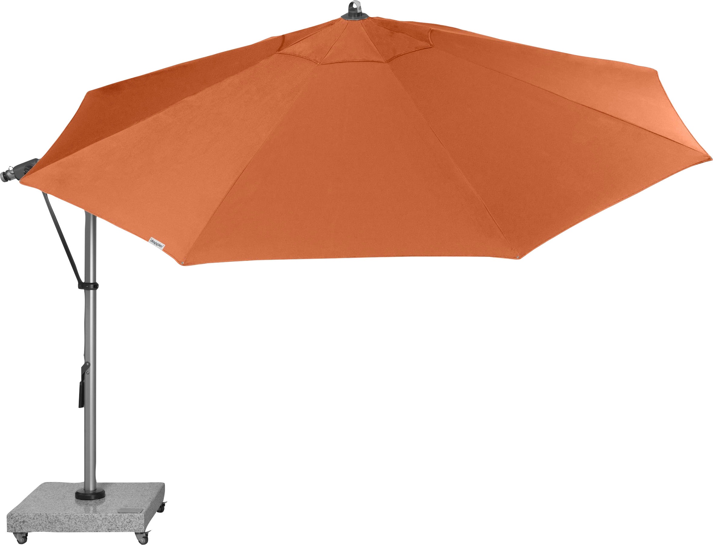doppler® Ampelschirm »Expert 350 Pendel«, um 360° drehbar, UV-beständig