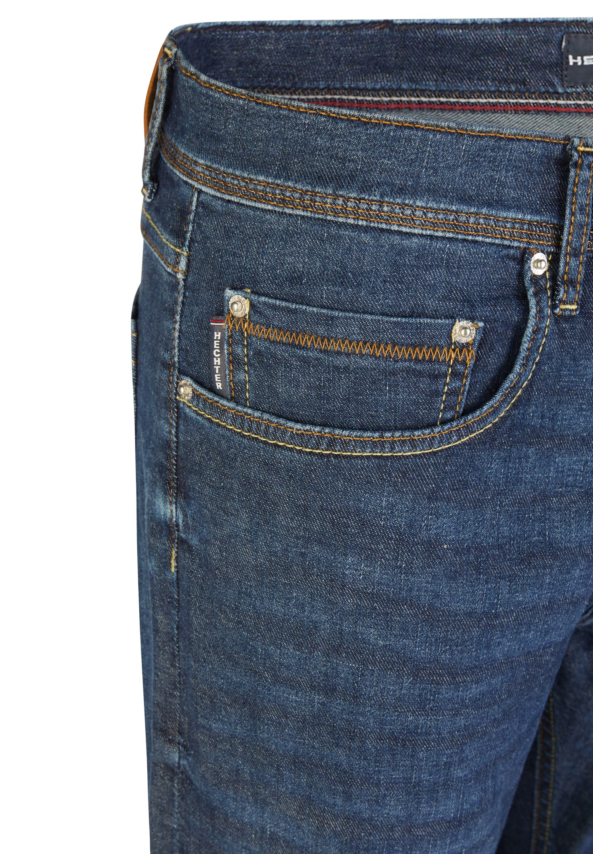 HECHTER PARIS 5-Pocket-Jeans »HECHTER PARIS FM Hose« Im Regular-Tapered-Fit-Design