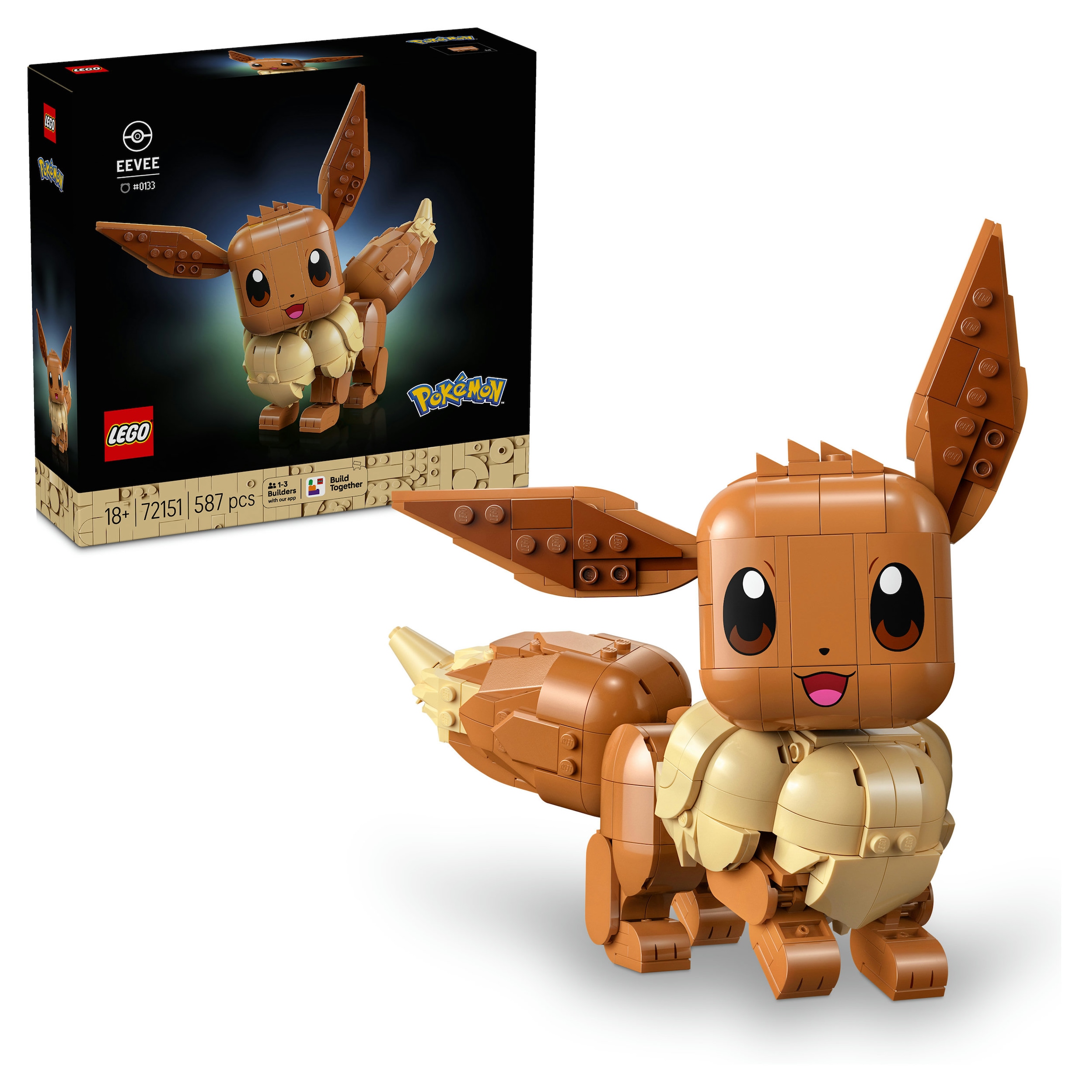 LEGO® Konstruktionsspielsteine »Evoli (72151), LEGO Pokémon«