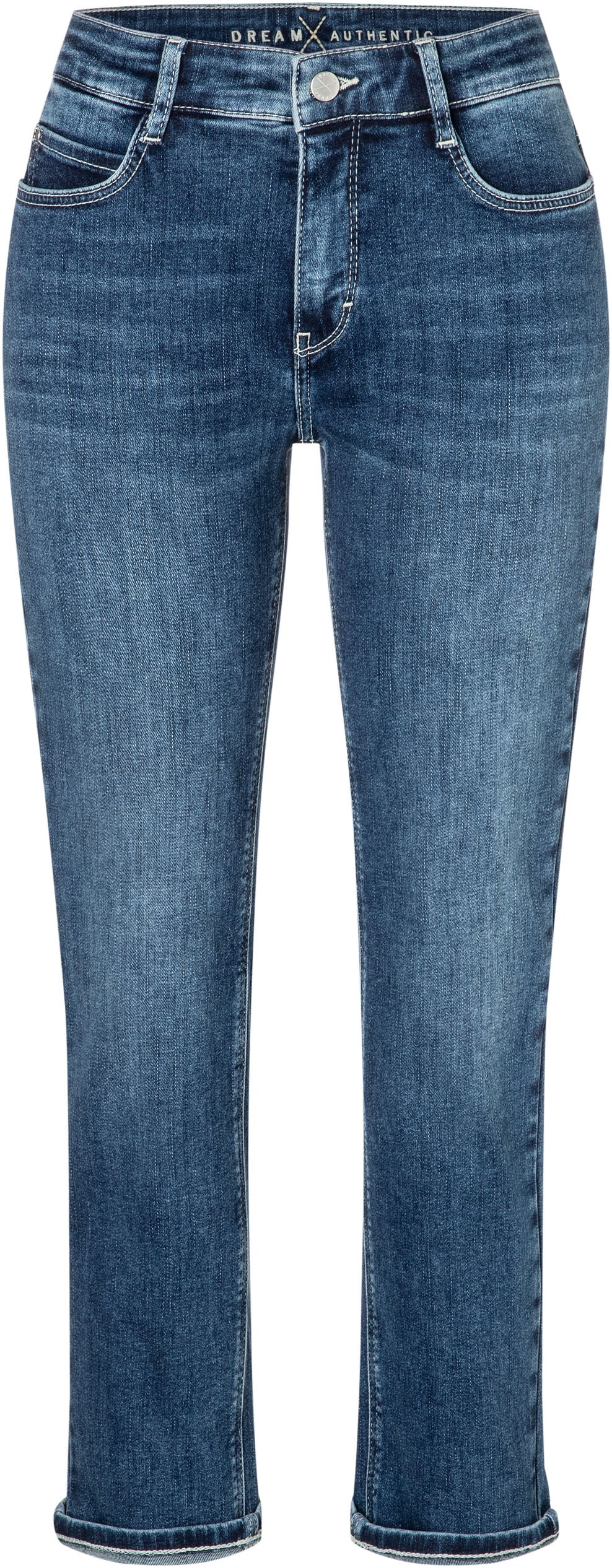 MAC 7/8-Jeans »DREAM cropped auth.« Innovativer Hyperstretch Denim mit figurformendem Shaping-Effekt