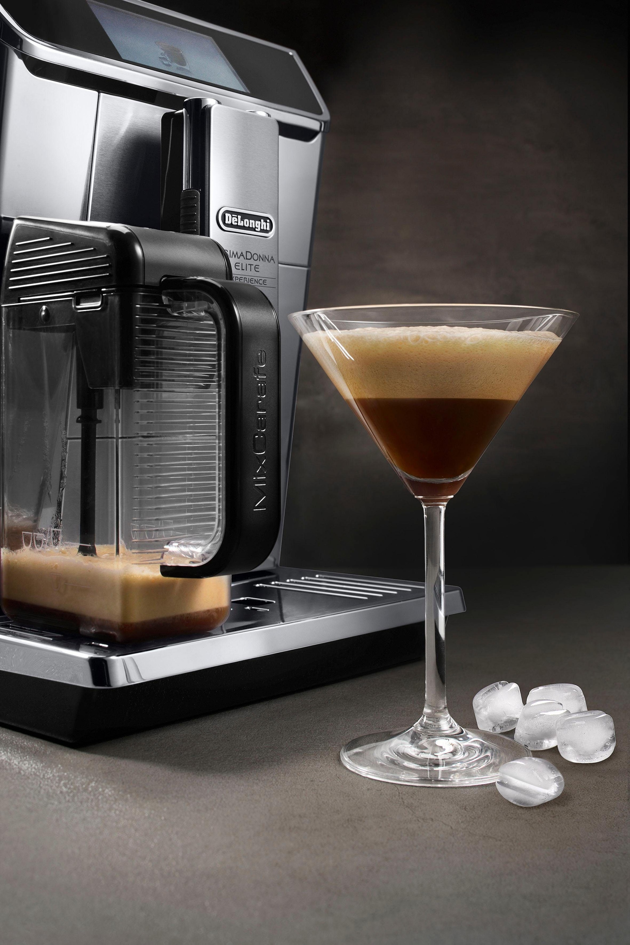 De Longhi Kaffeevollautomat PrimaDonna Elite Experience ECAM 656.85.MS auch fur Kaltgetrankevariationen bei OTTO