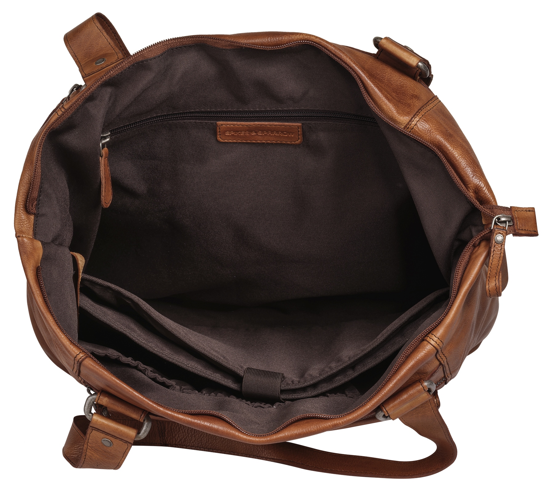 Spikes & Sparrow Shopper, echt Leder