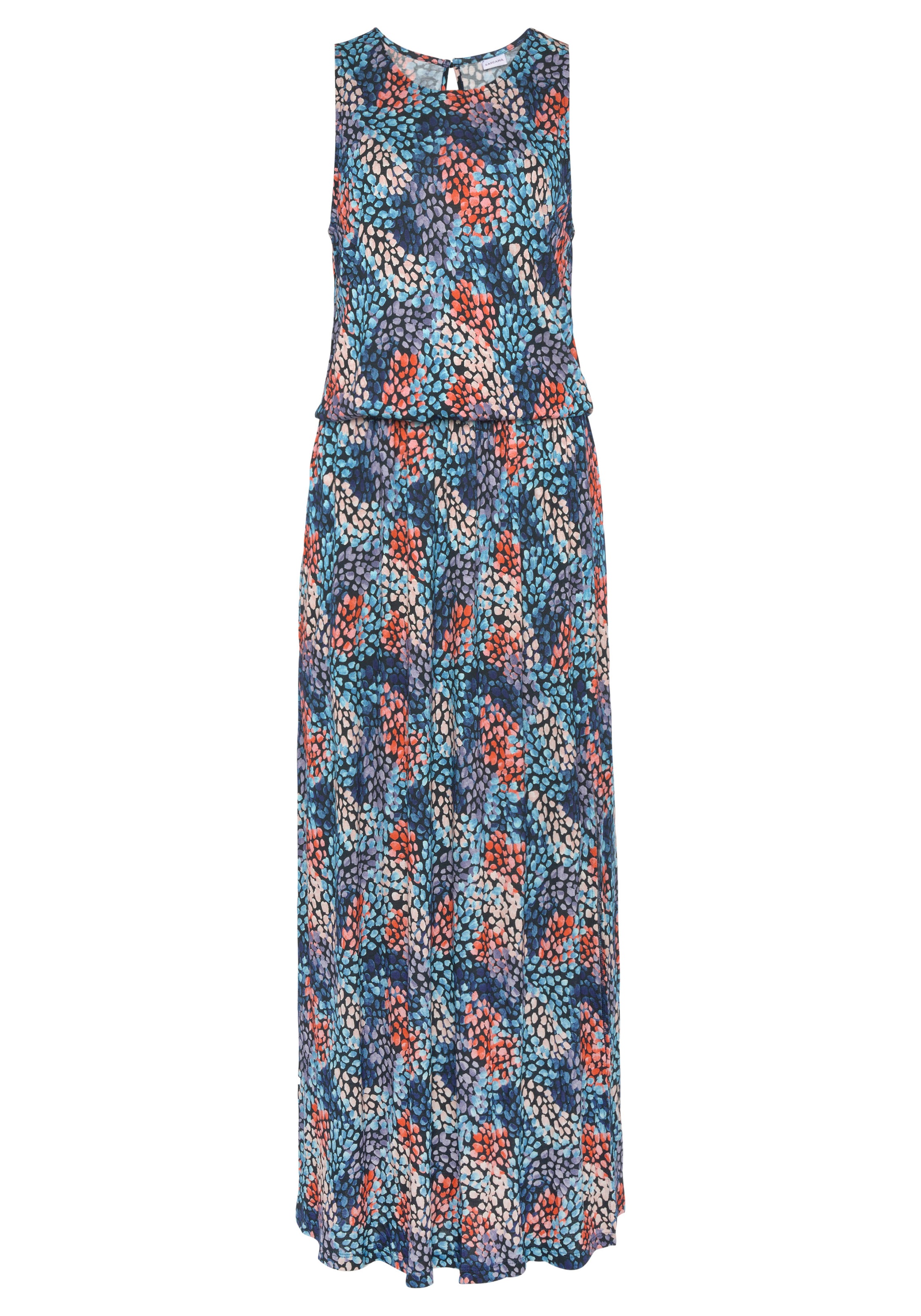 s.Oliver Maxikleid, mit Tupfenprint
