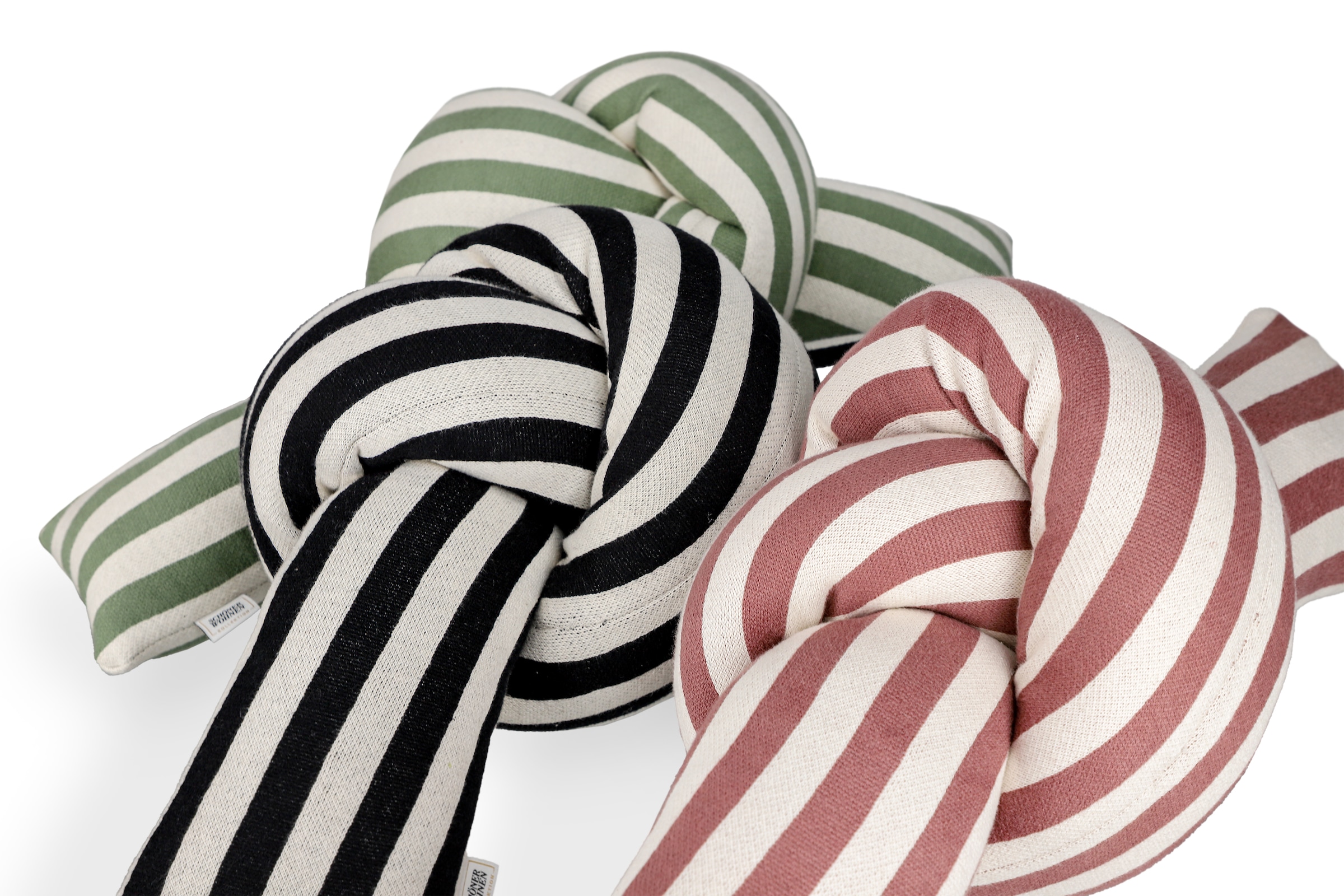 SCHÖNER WOHNEN-Kollektion Dekokissen »Jolly« geknotetes Kissen aus zweifarbigem Feinstrick