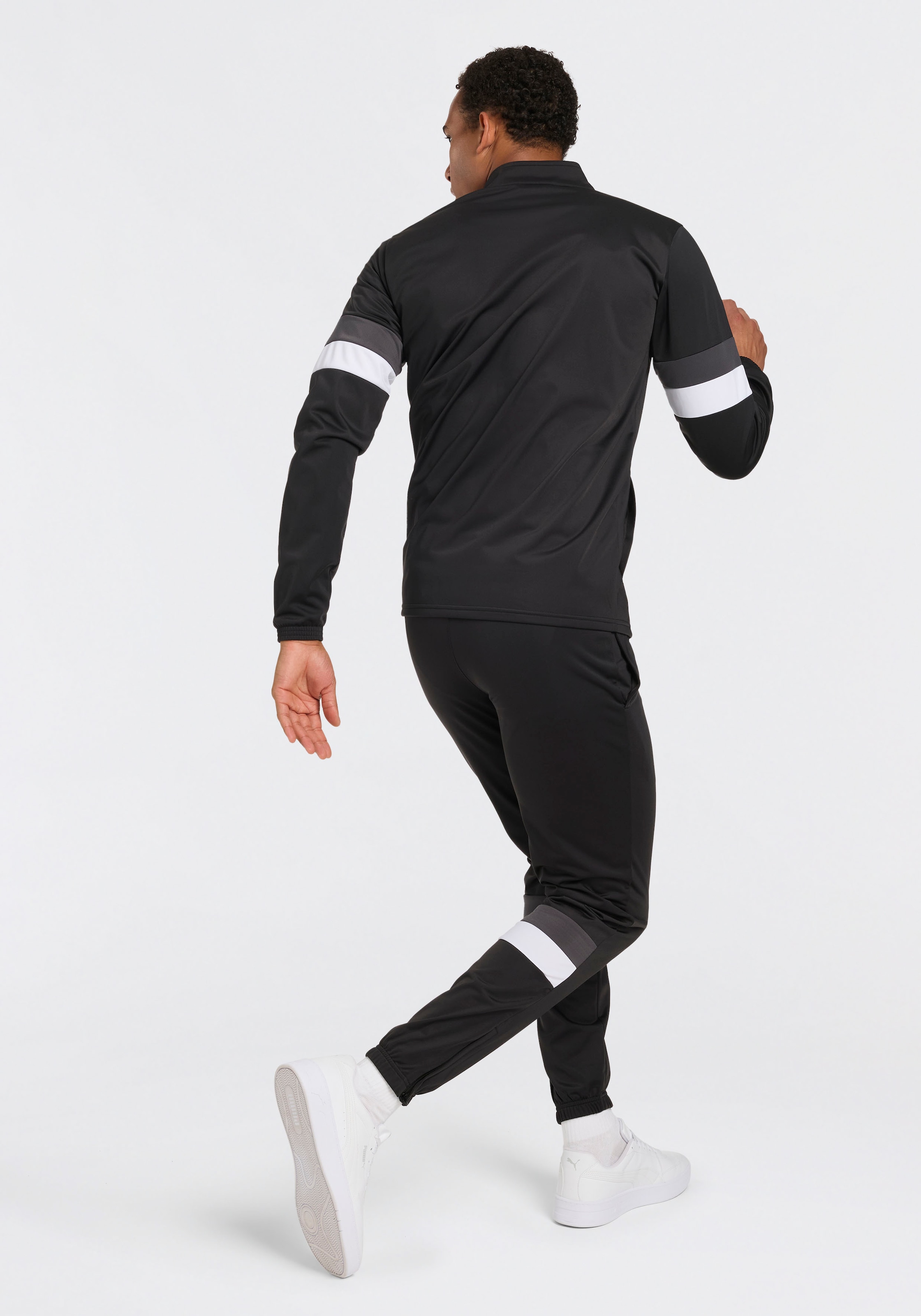 PUMA Trainingsanzug »TEAMRISE TRACKSUIT« 2 zweiteiliges Set, Regular Fit, ohne Kapuze
