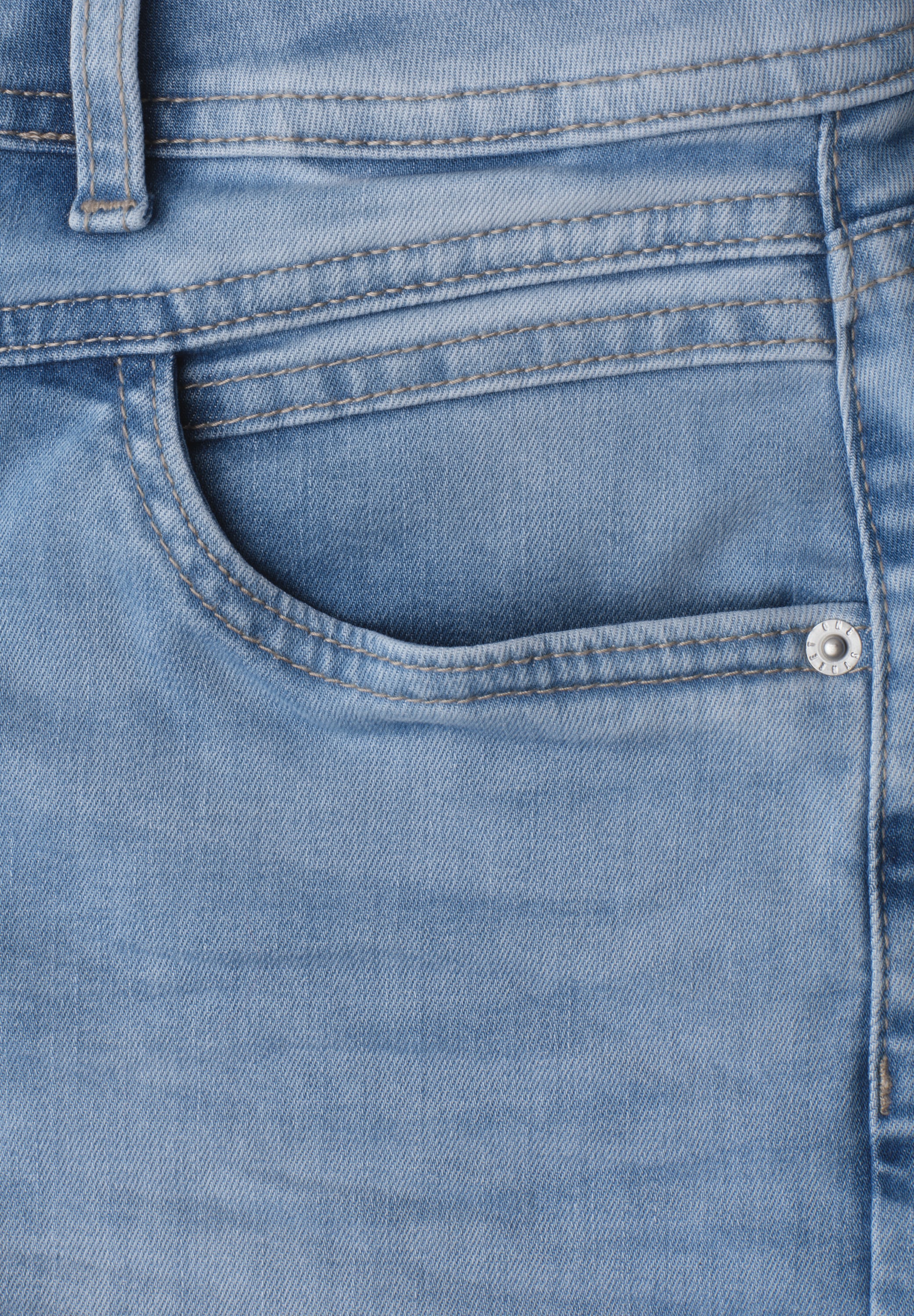STREET ONE 5-Pocket-Jeans im Casual Fit mit Turn-Up
