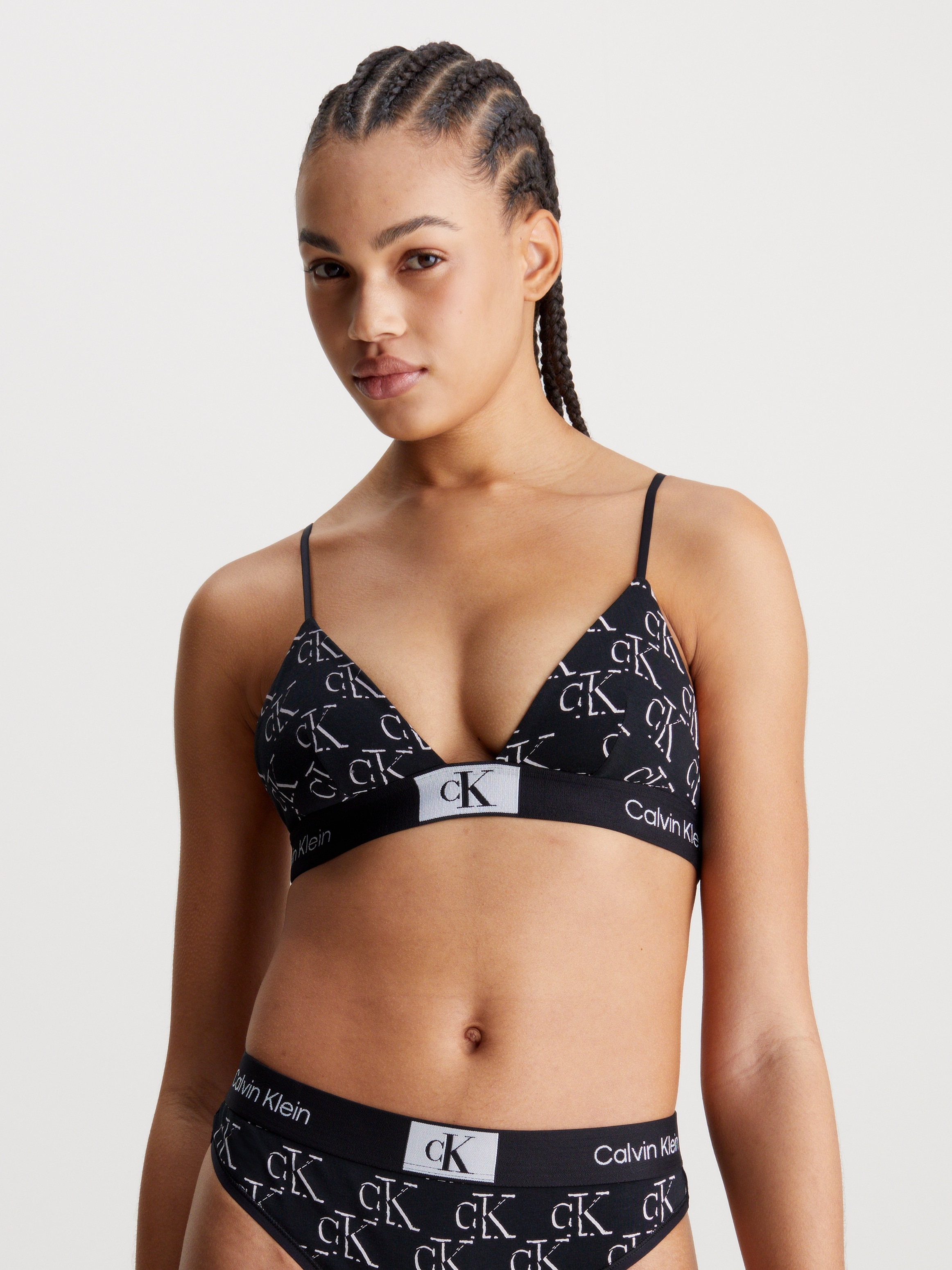 Calvin Klein Underwear Bralette-BH »UNLINED TRIANGLE«, mit klassischem CK-Logobund