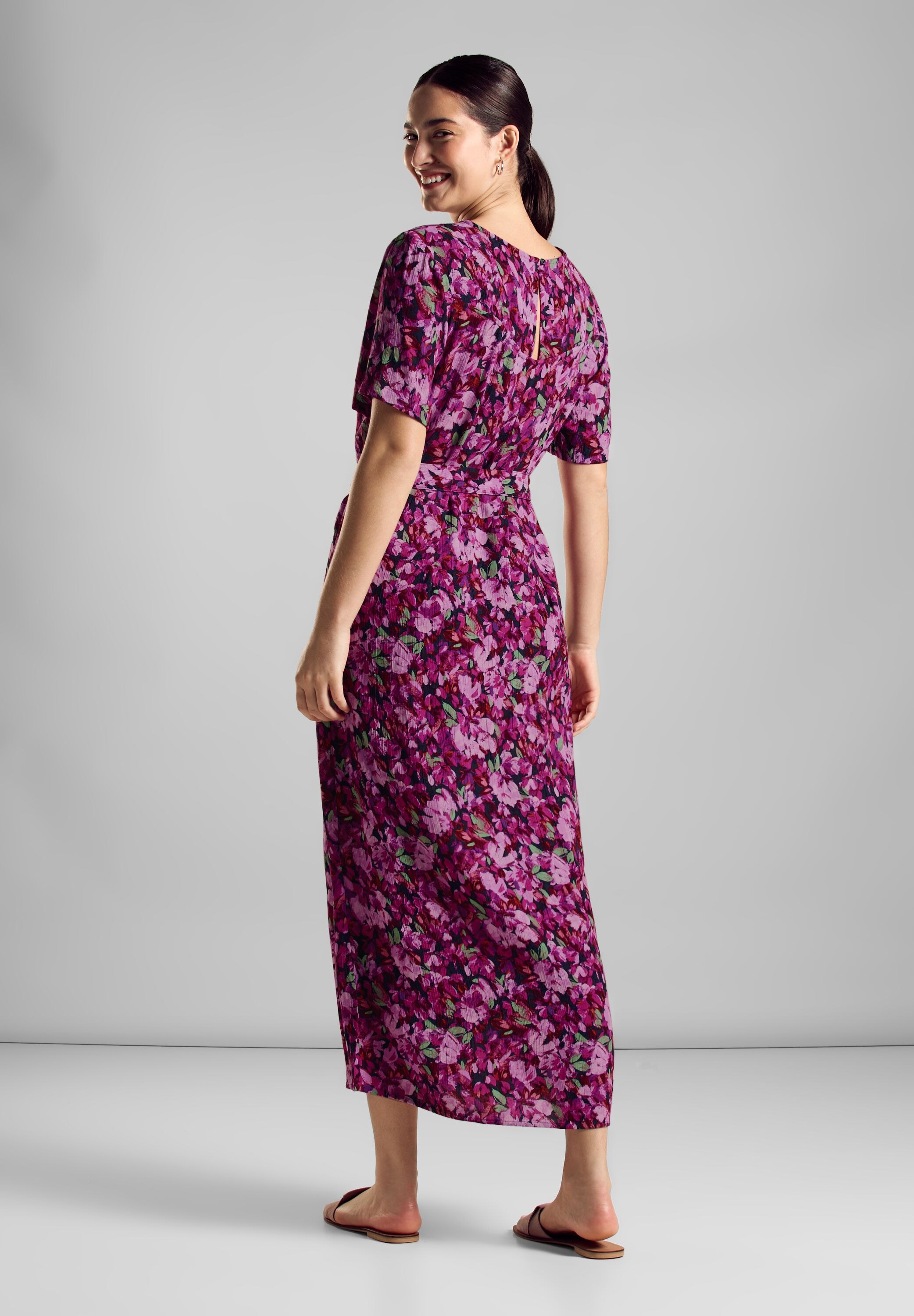 Maxikleid, mit All-Over Print