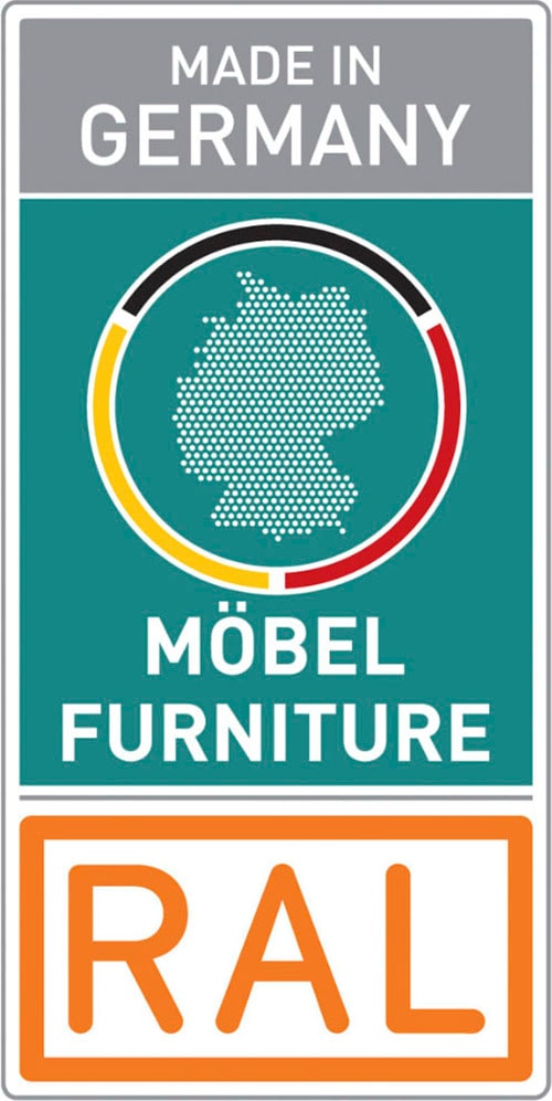 rauch Nachtkommode »Nachttisch Nachtkonsole Beistelltisch Kommode Sideboard BURANO«, mit farblich abgesetzter Schublade MADE IN GERMANY