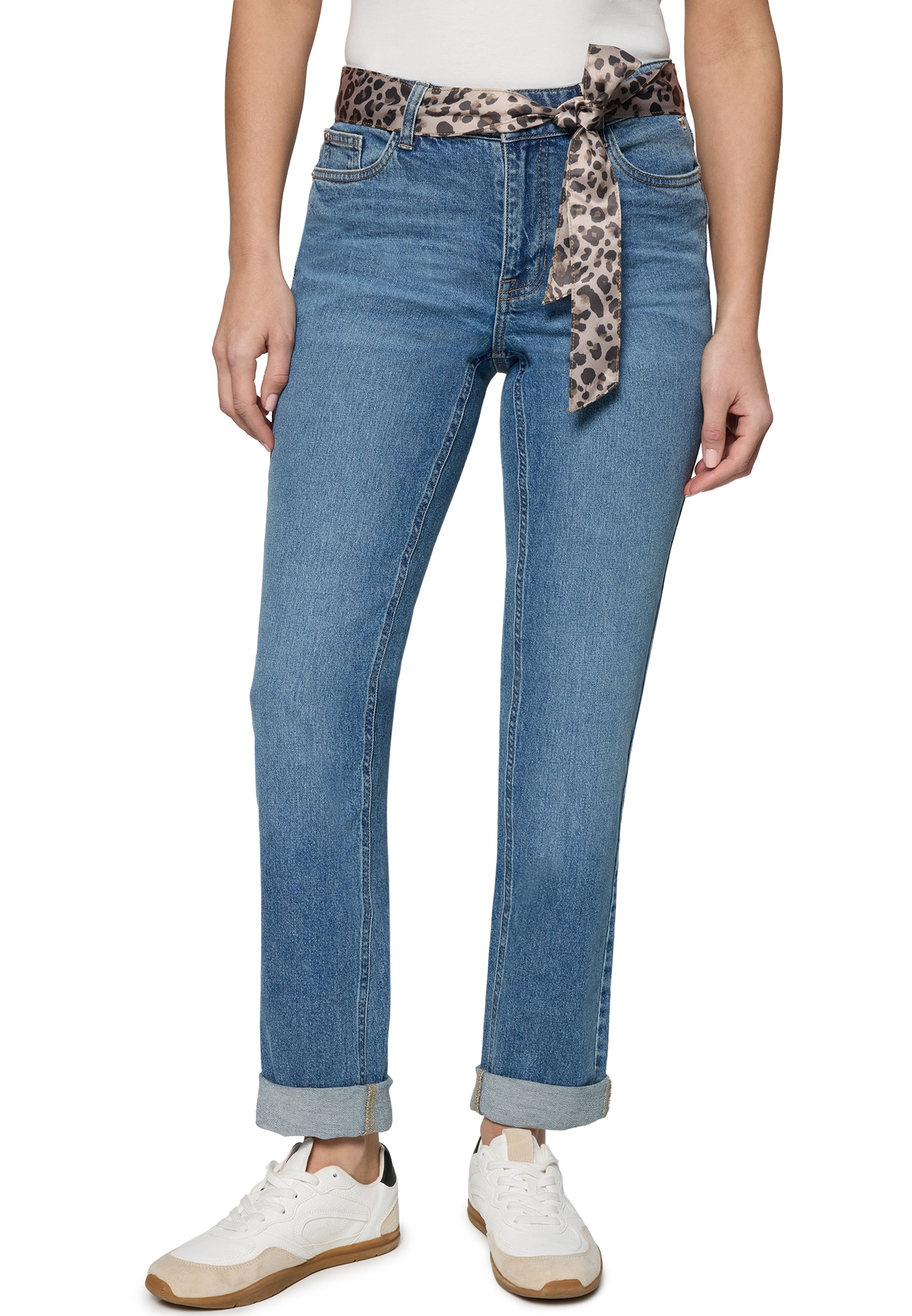 Zero Webhose »Jeans mit Leo-Gürtel Style Orlando 28 Inch«