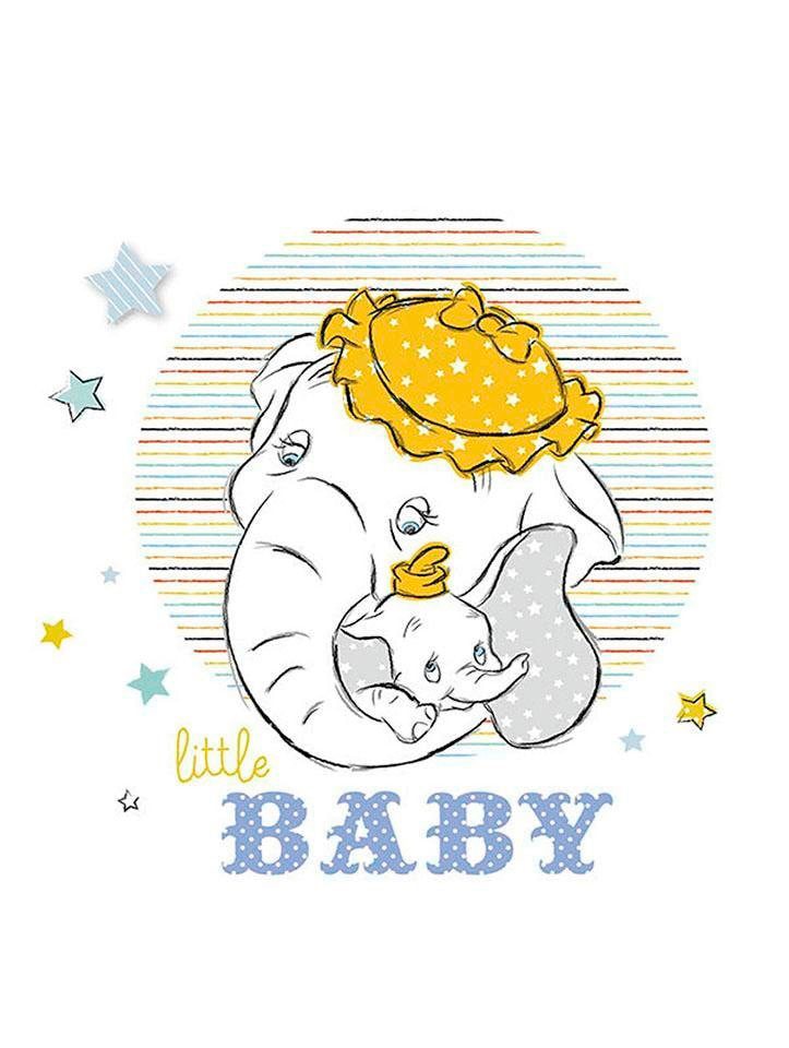 Komar Bild »Dumbo Little Baby«, Disney, (1 St.), Wandbild zur Dekoration im Kinderzimmer - ohne Rahmen