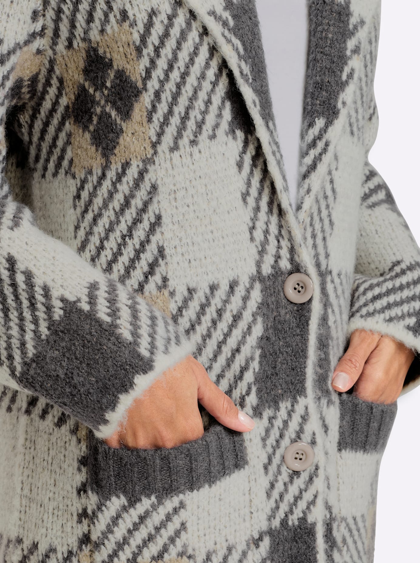 heine Longstrickjacke