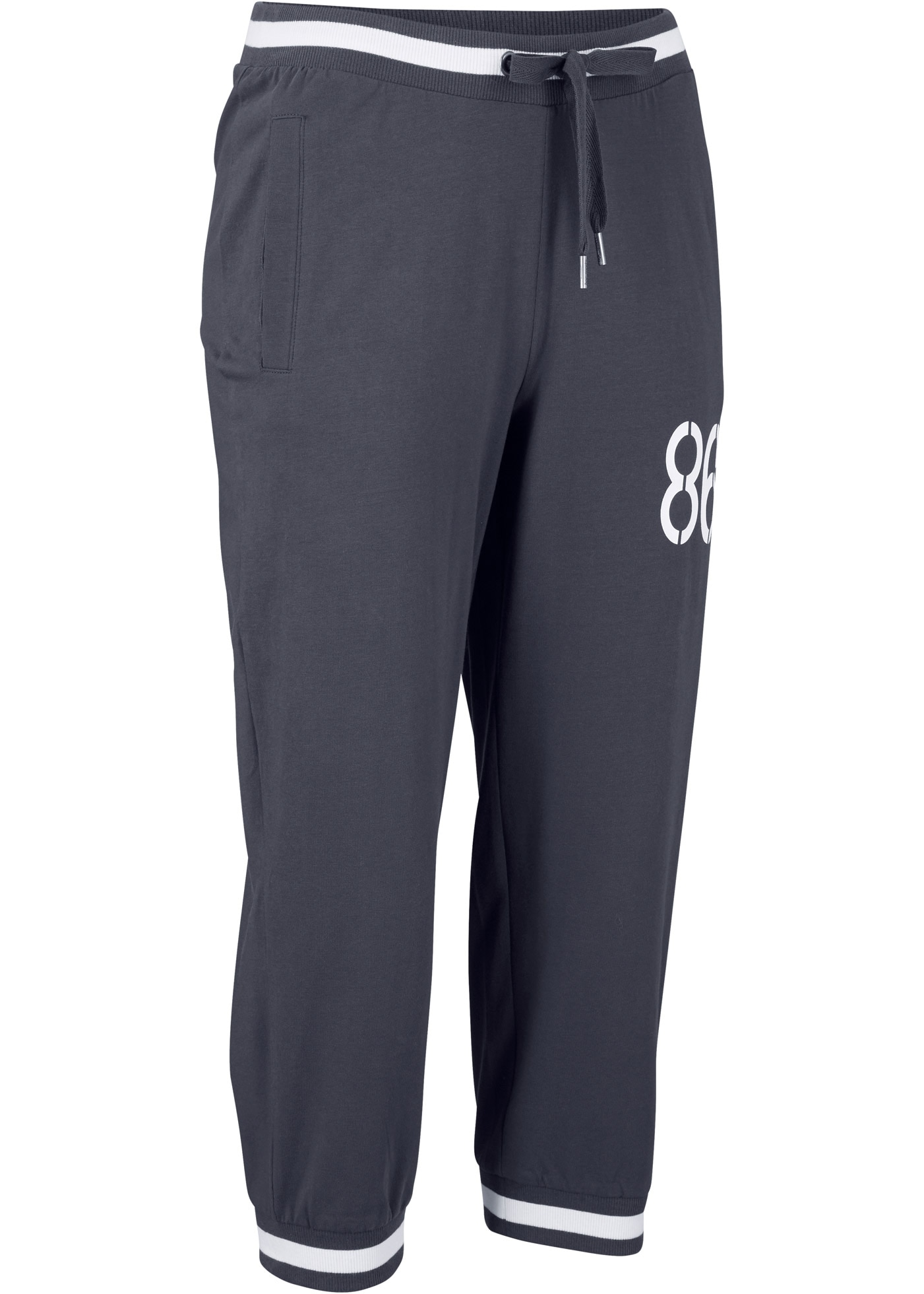 bonprix Jogginghose »Jogginghose, 3/4-Länge aus Baumwollmix«  aus Baumwollmix, mit Stretch-Material, Regular Fit, casual Stil