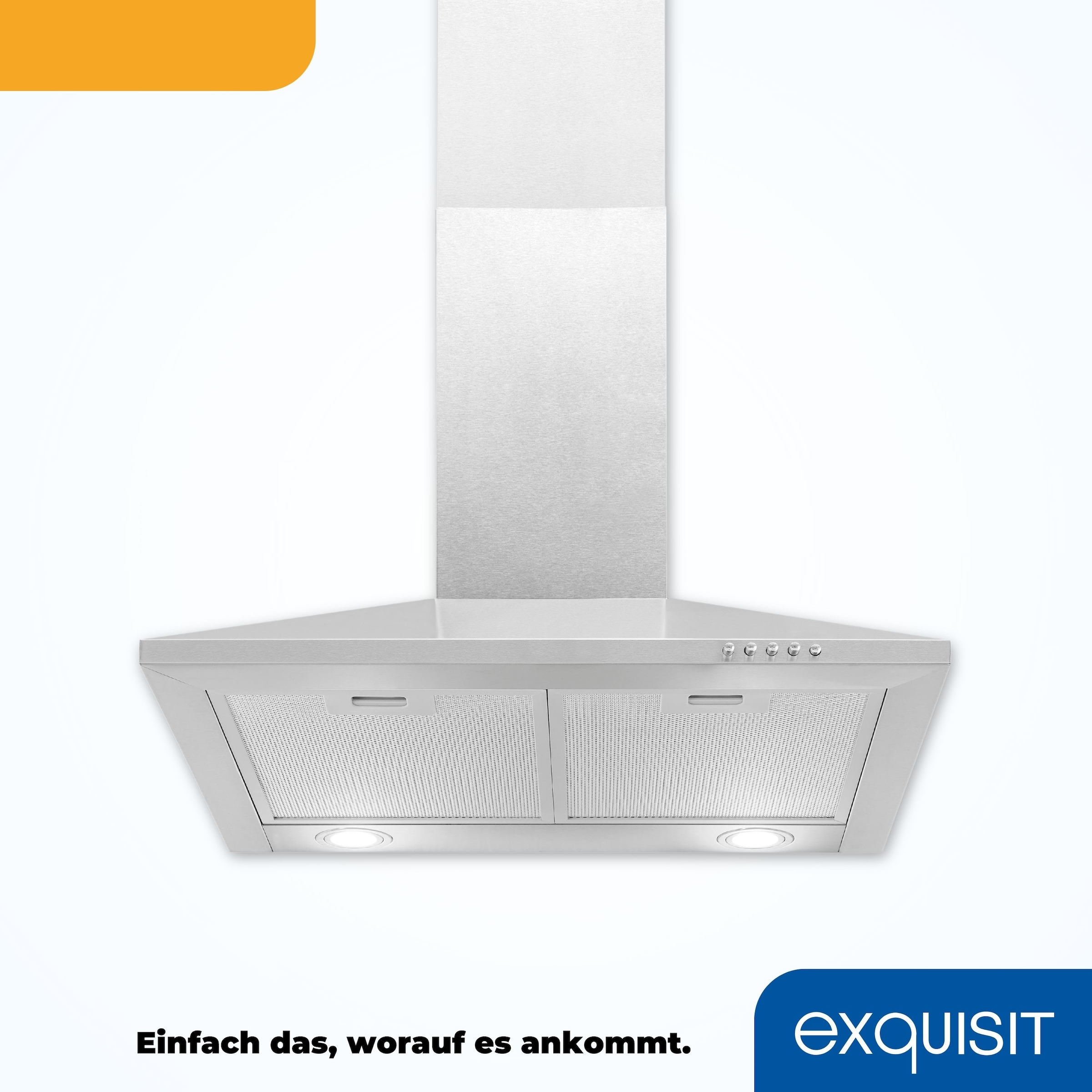 exquisit Wandhaube »KH 60-8.3 (sw)«