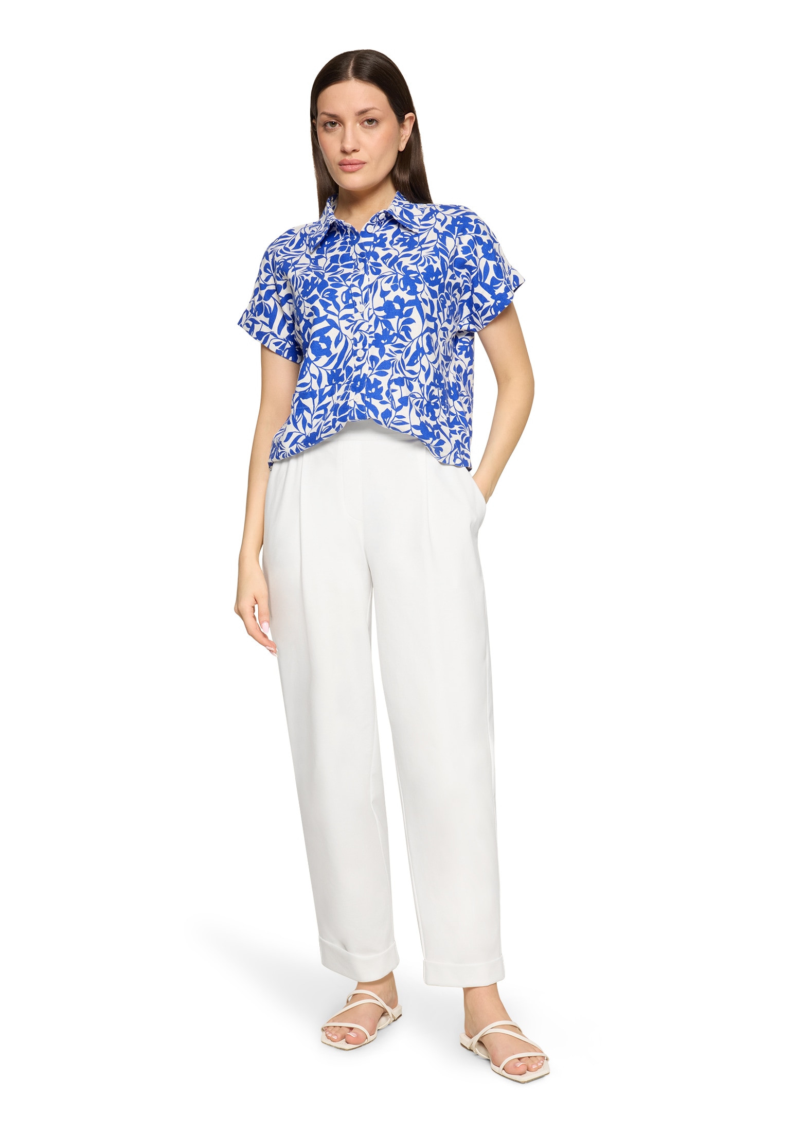 Betty Barclay Klassische Bluse »Leinenbluse mit Kragen«