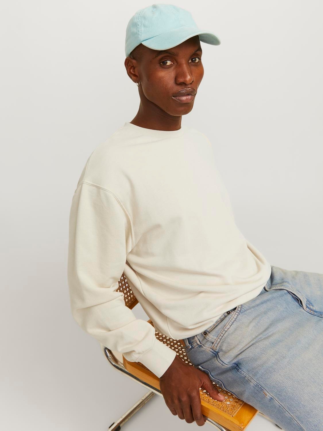 Jack & Jones Sweatshirt »JJECHARGE SWEAT CREW NECK NOOS«, mit Rippbündchen