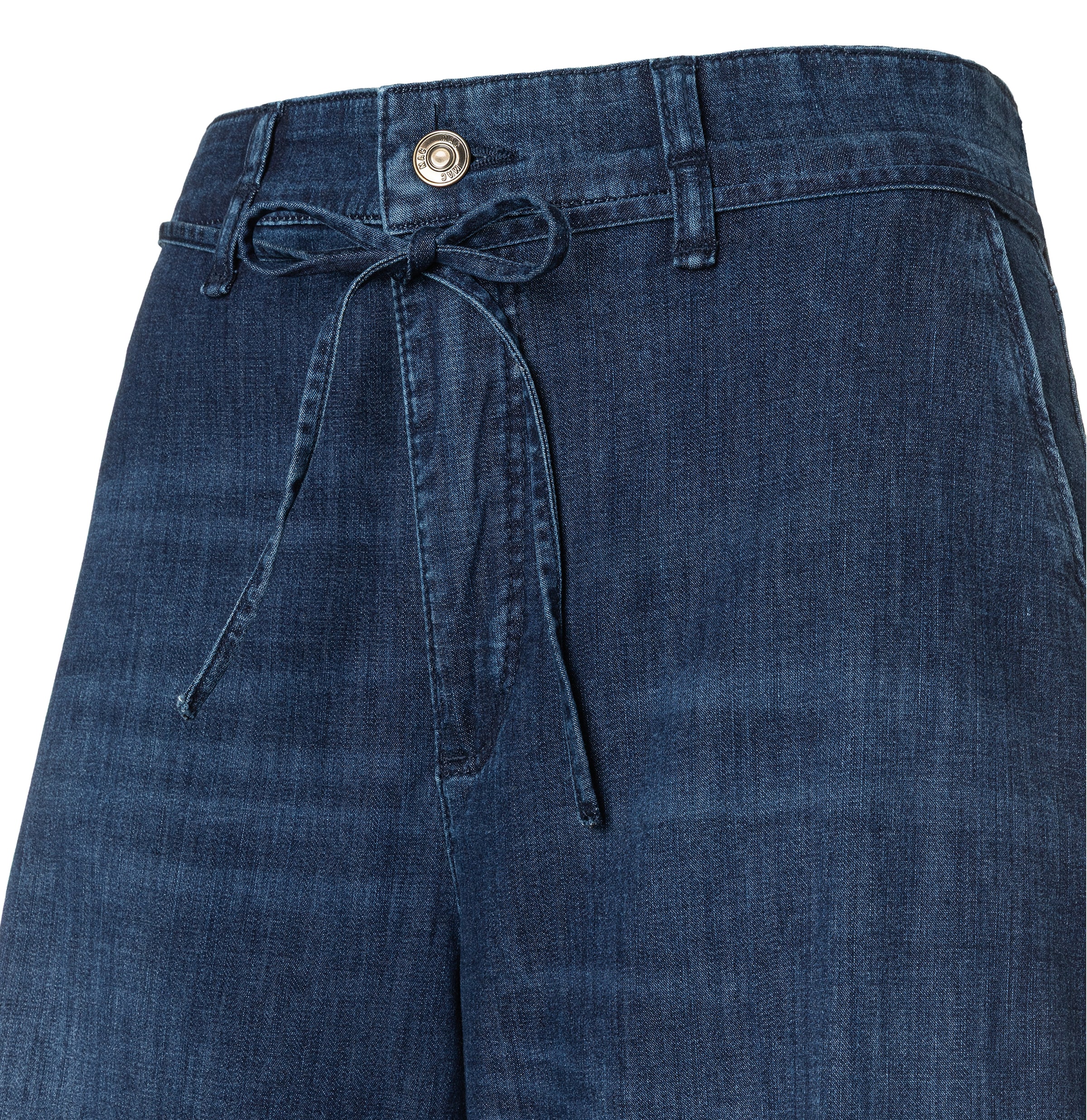 MAC Weite Jeans »WENDY« mit Denim-Binde-Gürtel