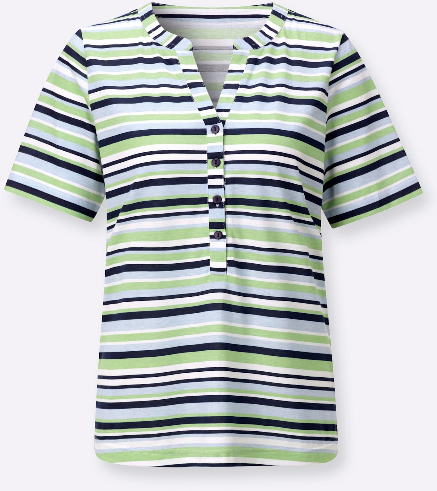 Casual Looks Kurzarmshirt »Ringelshirt« 1 tlg.