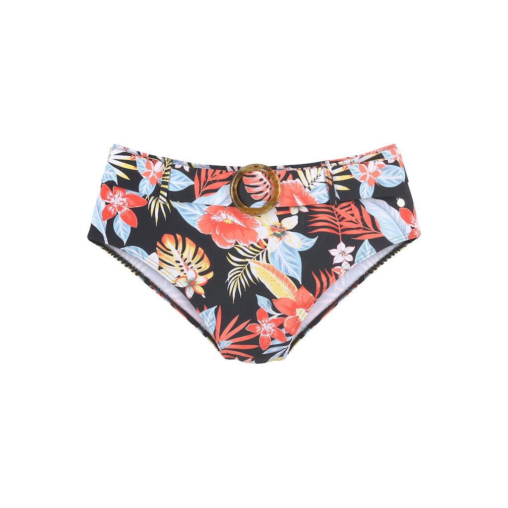 s.Oliver Highwaist-Bikini-Hose »Marika«, mit abnehmbarem Gürtel