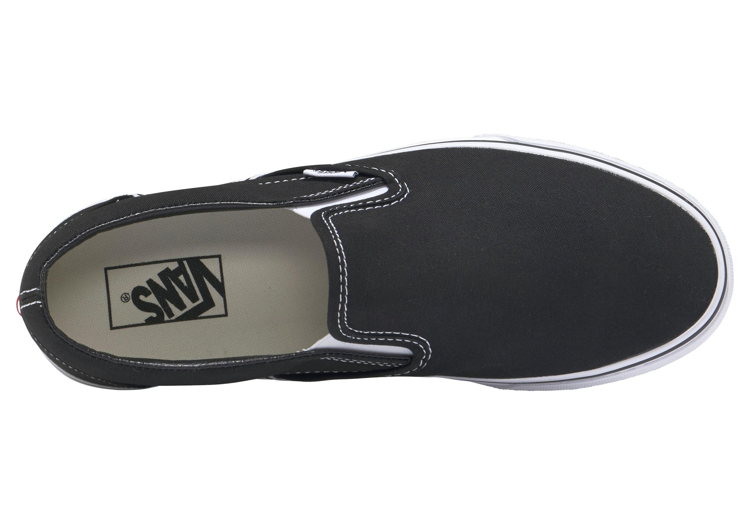 Vans Slip-On Sneaker »Classic Slip-On«, aus textilem Canvas-Material