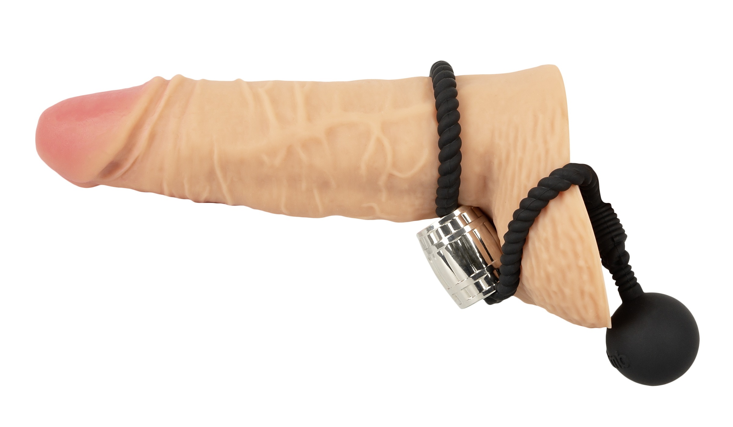 REBEL Penisring »Penisschlaufe Heavy Rope Cock Strap with Ball«