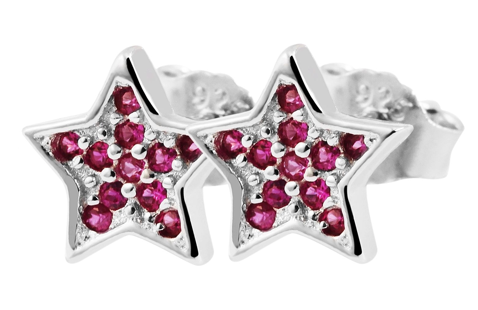 Adelia´s Paar Ohrstecker »Damen Ohrringe ¿ Ohrstecker aus 925 Silber mit Zirkonia«
