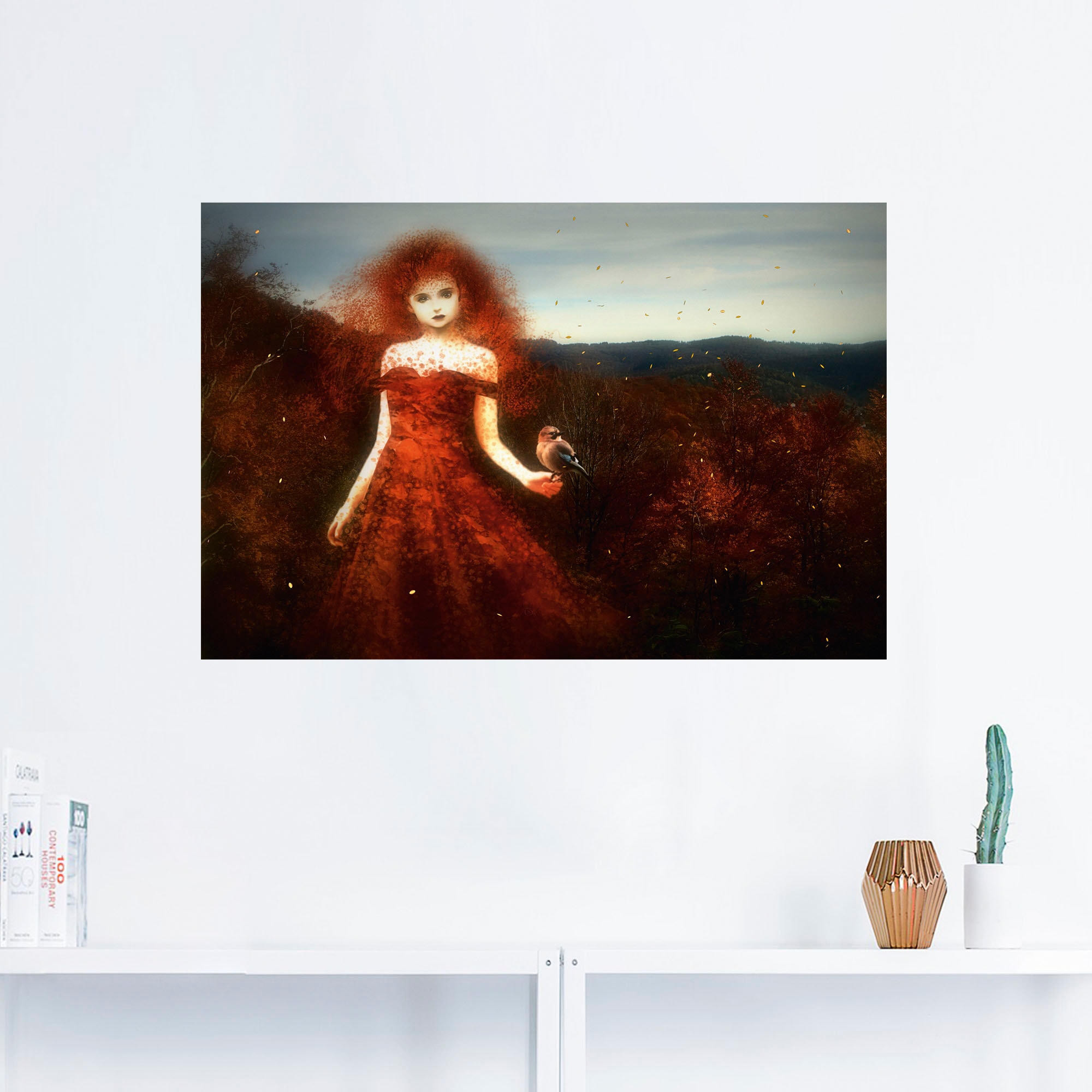 Artland Wandbild »Holla die Waldfee«, Märchenbilder, (1 St.), als Alubild, Leinwandbild, Wandaufkleber oder Poster in versch. Größen