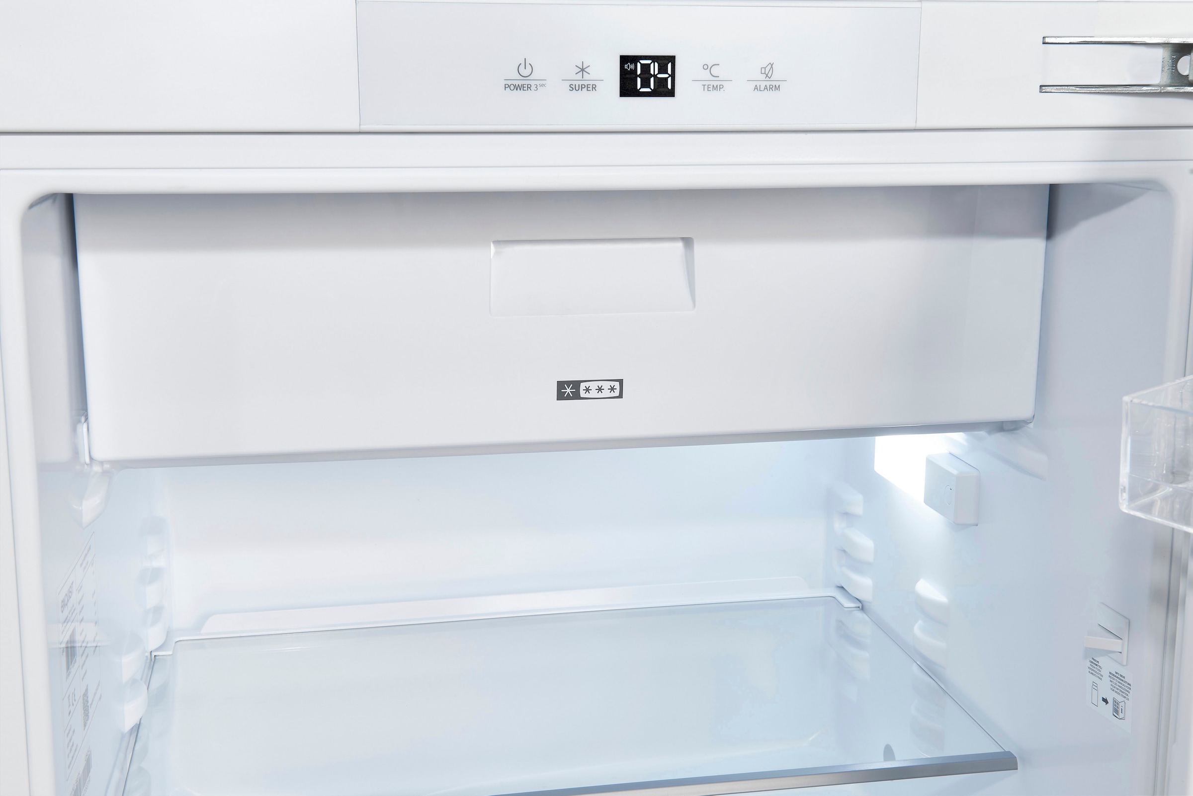 exquisit Einbaukühlschrank »UKS130-4-FE-010D«, UKS130-4-FE-010D, 81,8 cm hoch, 59,5 cm breit