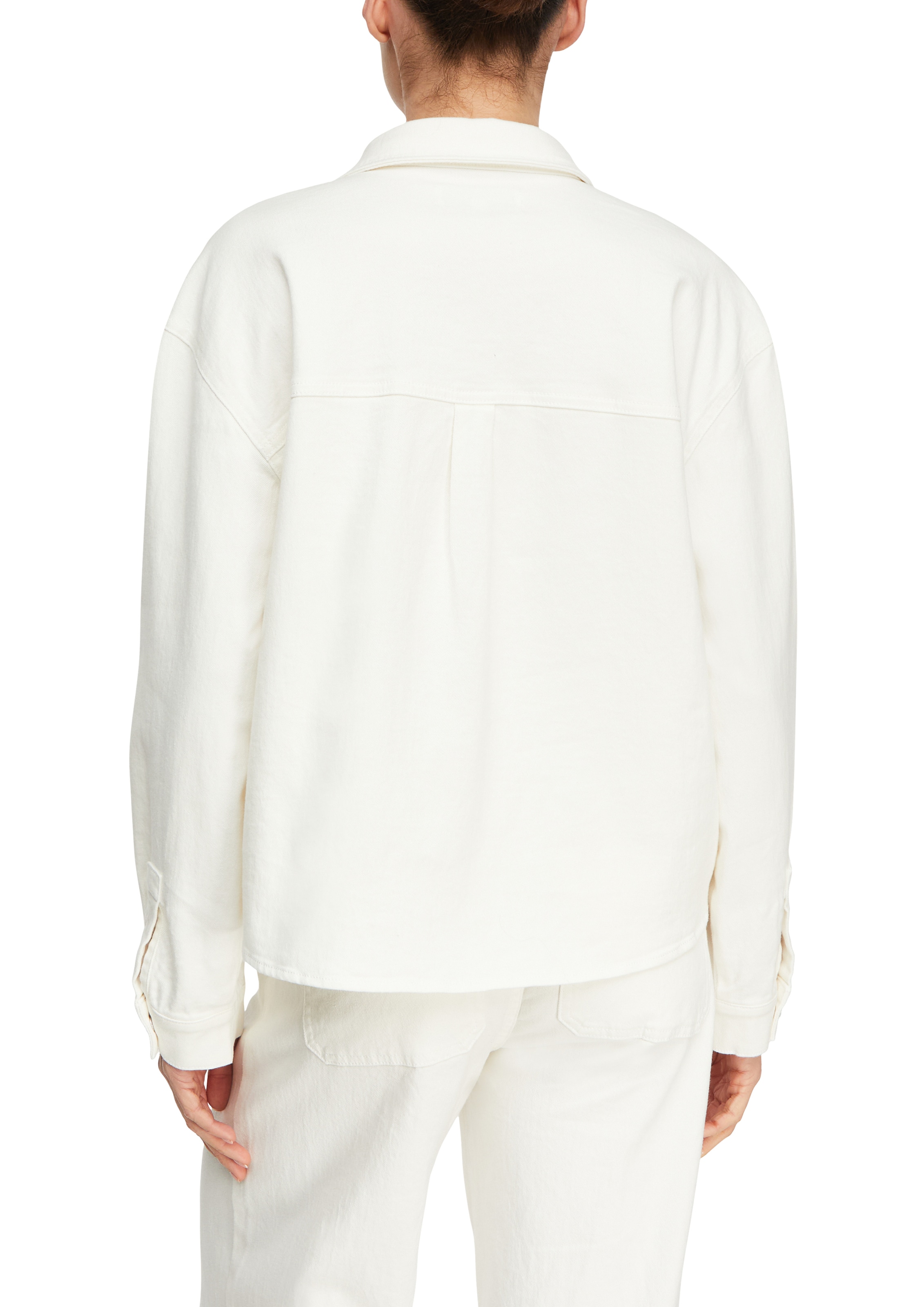 Comma Kurzjacke mit Hemdkragen